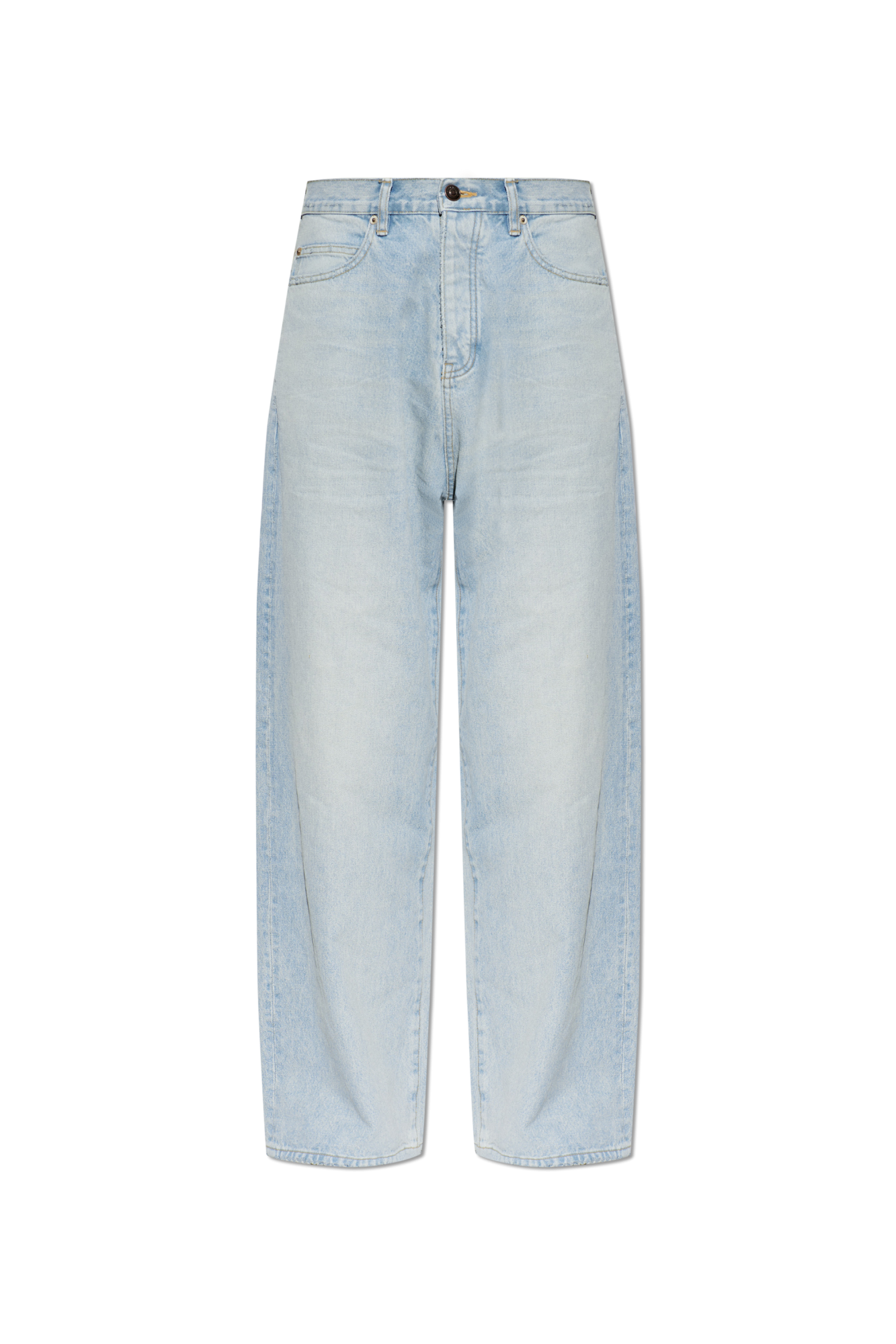Balenciaga Jeansy Z Szerokimi Nogawkami, Mężczyźni, Niebieski