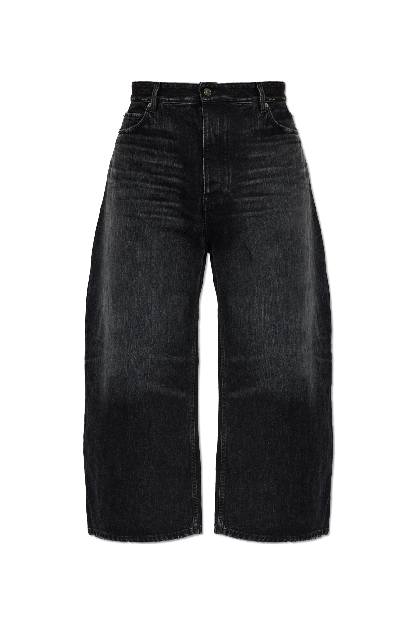 Balenciaga Jeansy Z Szerokimi Nogawkami, Mężczyźni, Czarny