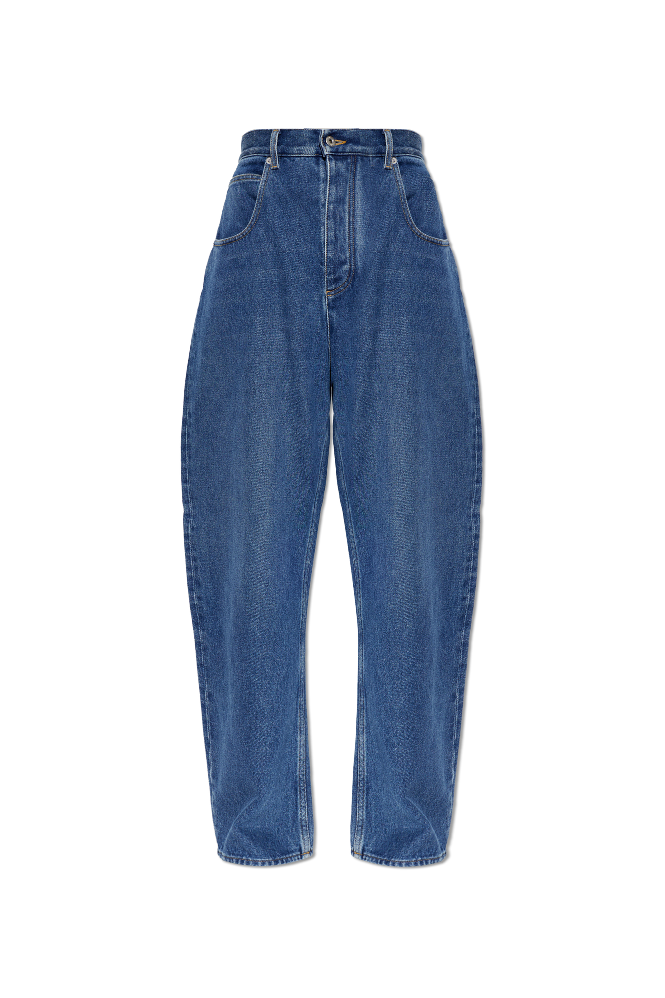 Bottega Veneta Jeansy Z Wysokim Stanem, Kobiety, Niebieski