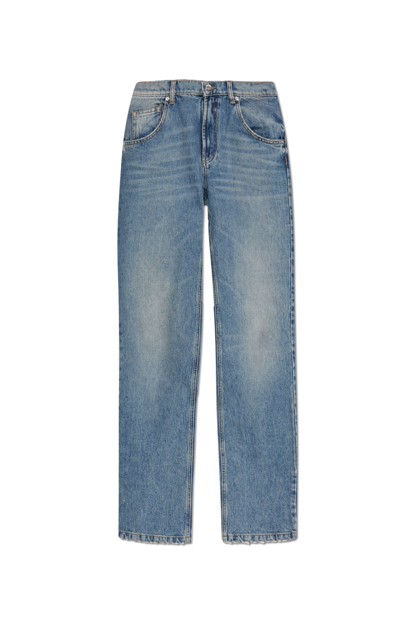Blumarine Jeansy Z Efektem ‘vintage’, Kobiety, Niebieski