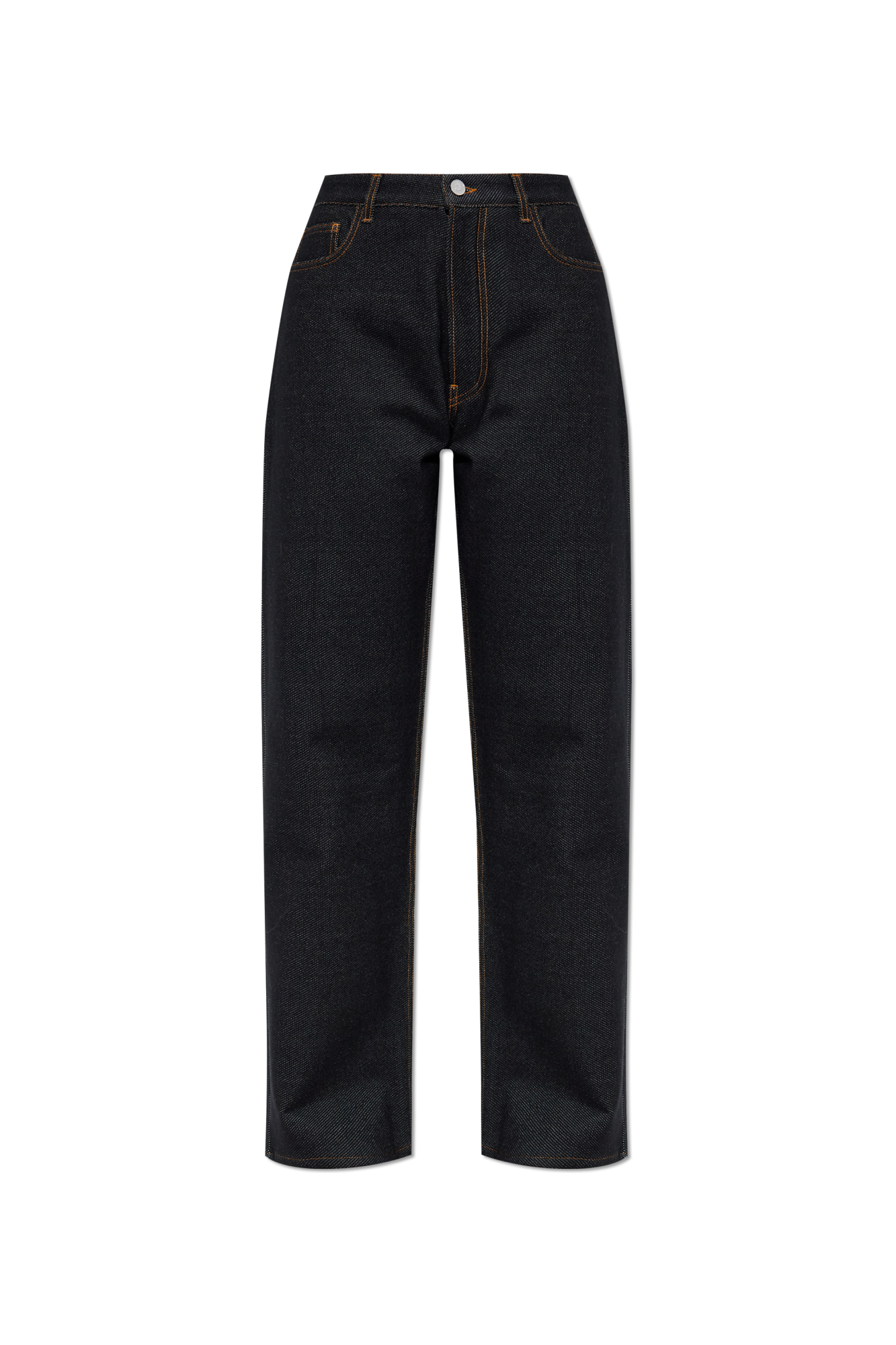 Alaïa Jeansy Z Wysokim Stanem, Kobiety, Granatowy