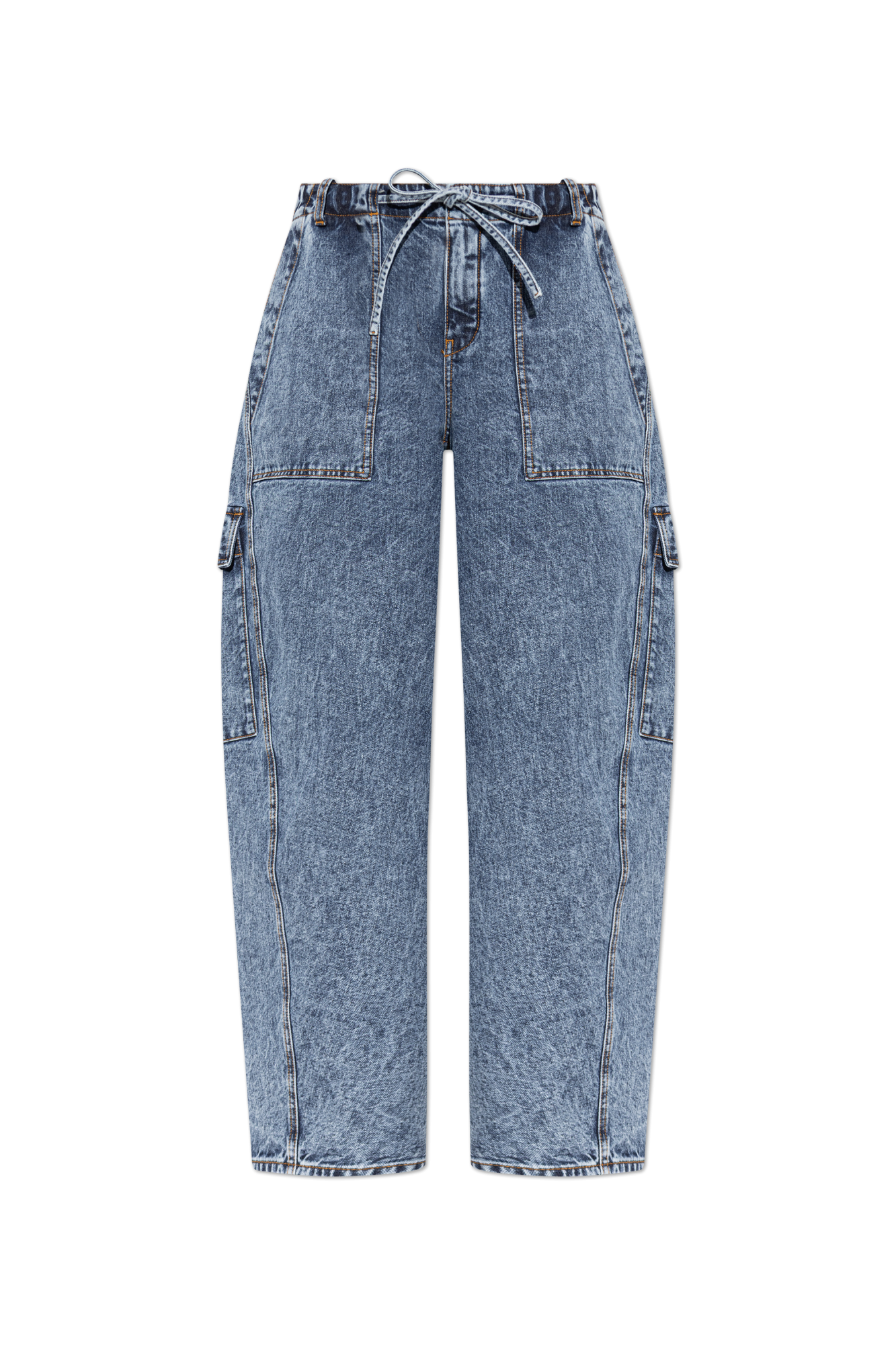 Alaïa Jeansy Typu `cargo`, Kobiety, Niebieski