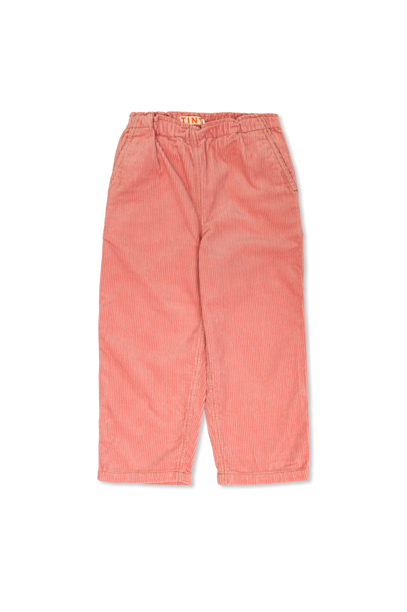 Tinycottons Sztruksowe Spodnie, Unisex, Różowy