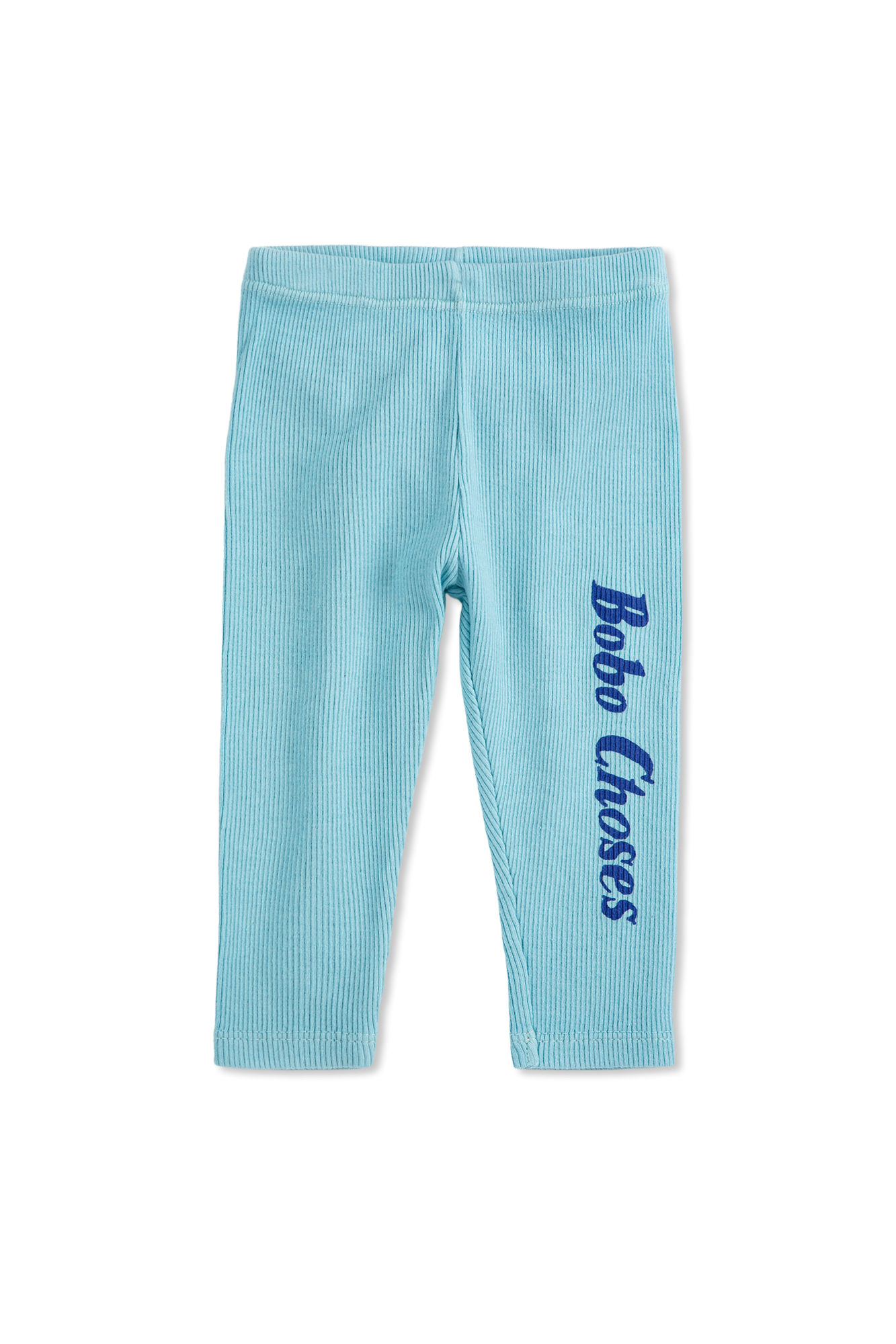 Bobo Choses Legginsy Z Nadrukowanym Logo, Unisex, Niebieski