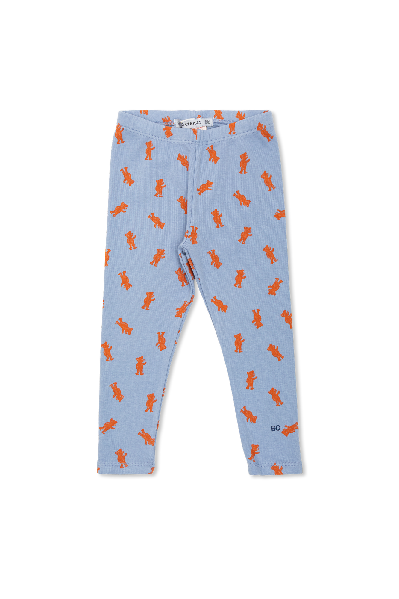 Bobo Choses Bawełniane Spodnie Ze Wzorem, Unisex, Niebieski