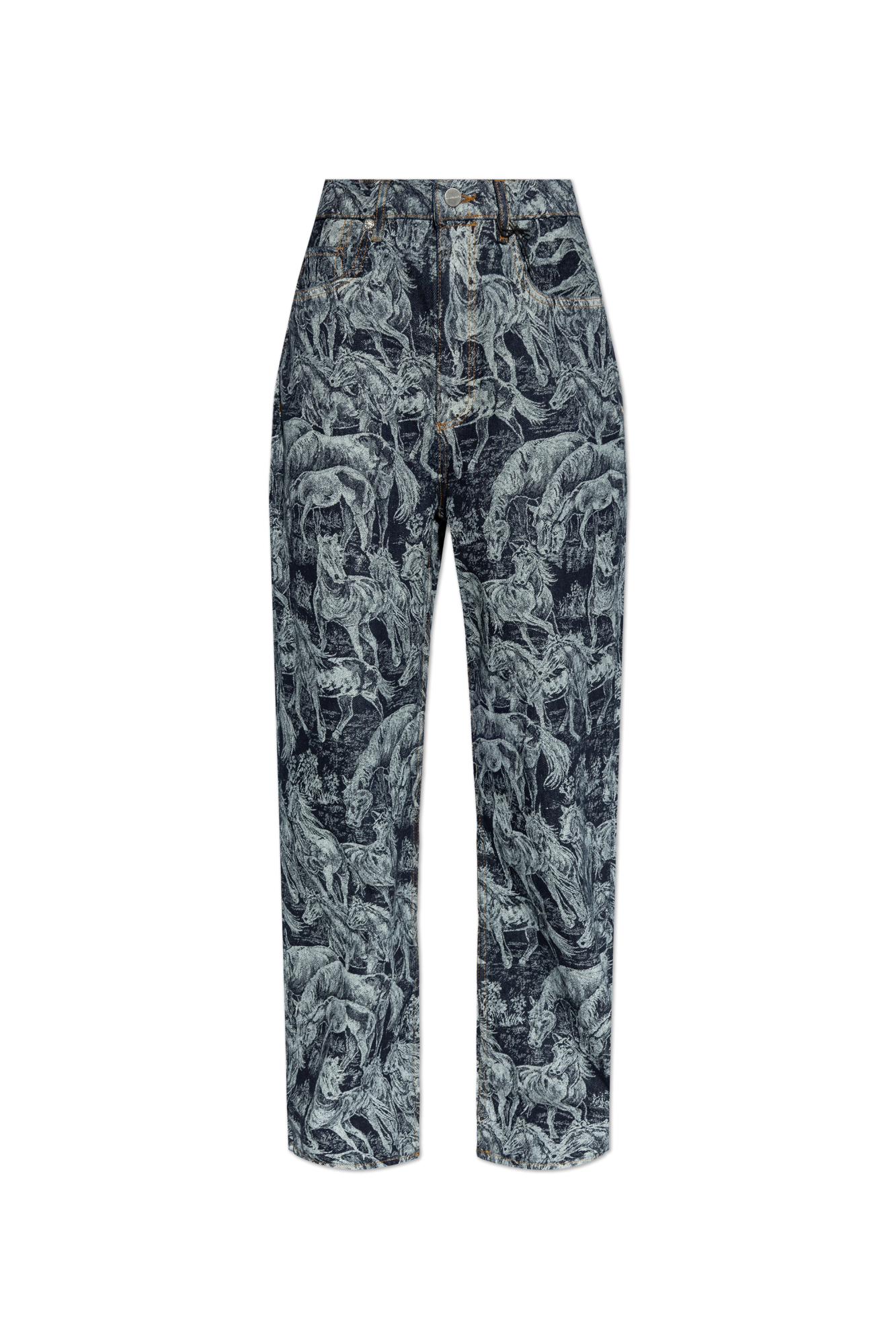 AllSaints Jeansy ‘Blake’, Kobiety, Granatowy