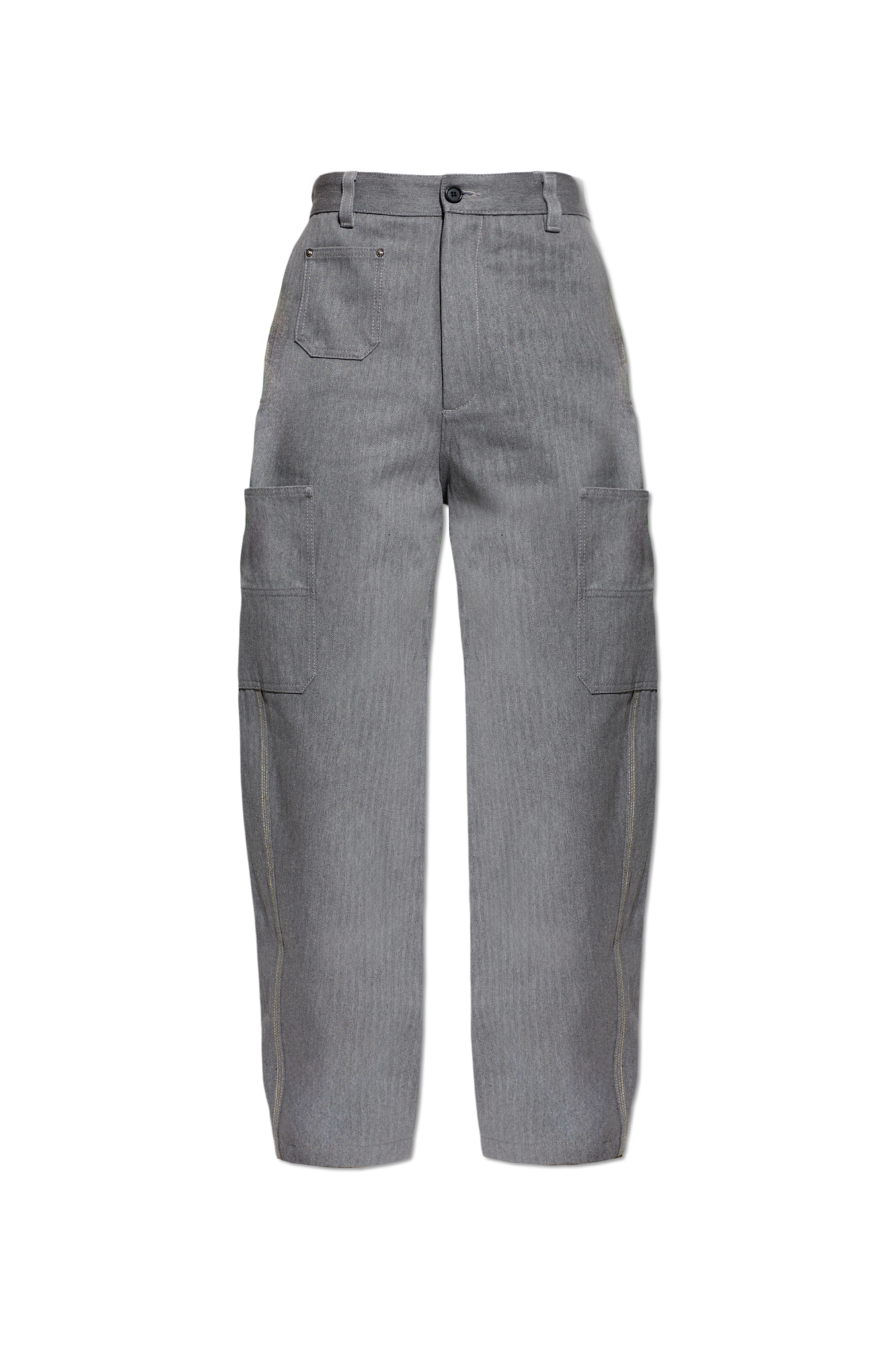 Givenchy Jeansy Z Szerokimi Nogawkami, Mężczyźni, Szary