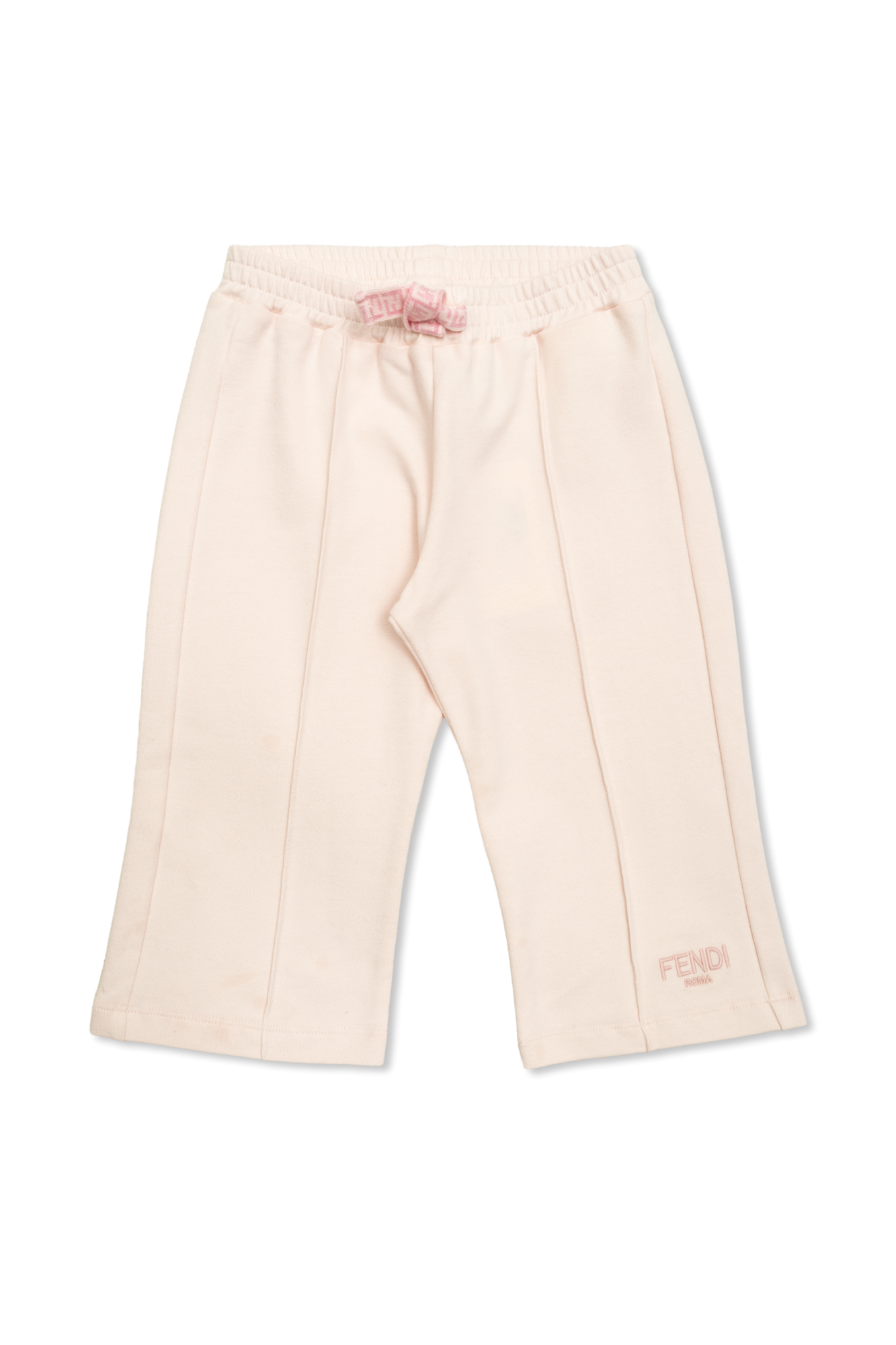 Fendi Kids Spodnie Dresowe Z Logo, Unisex, Różowy