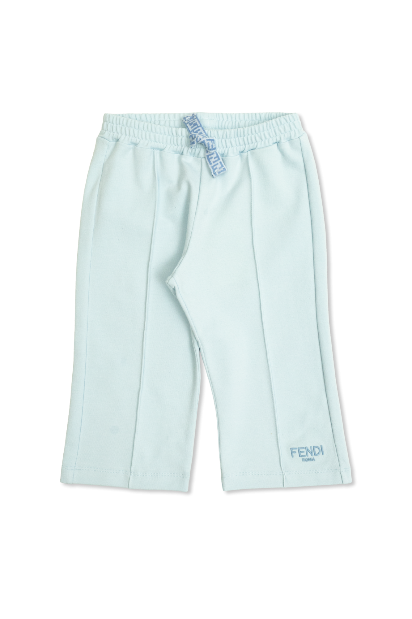 Fendi Kids Spodnie Dresowe Z Logo, Unisex, Niebieski