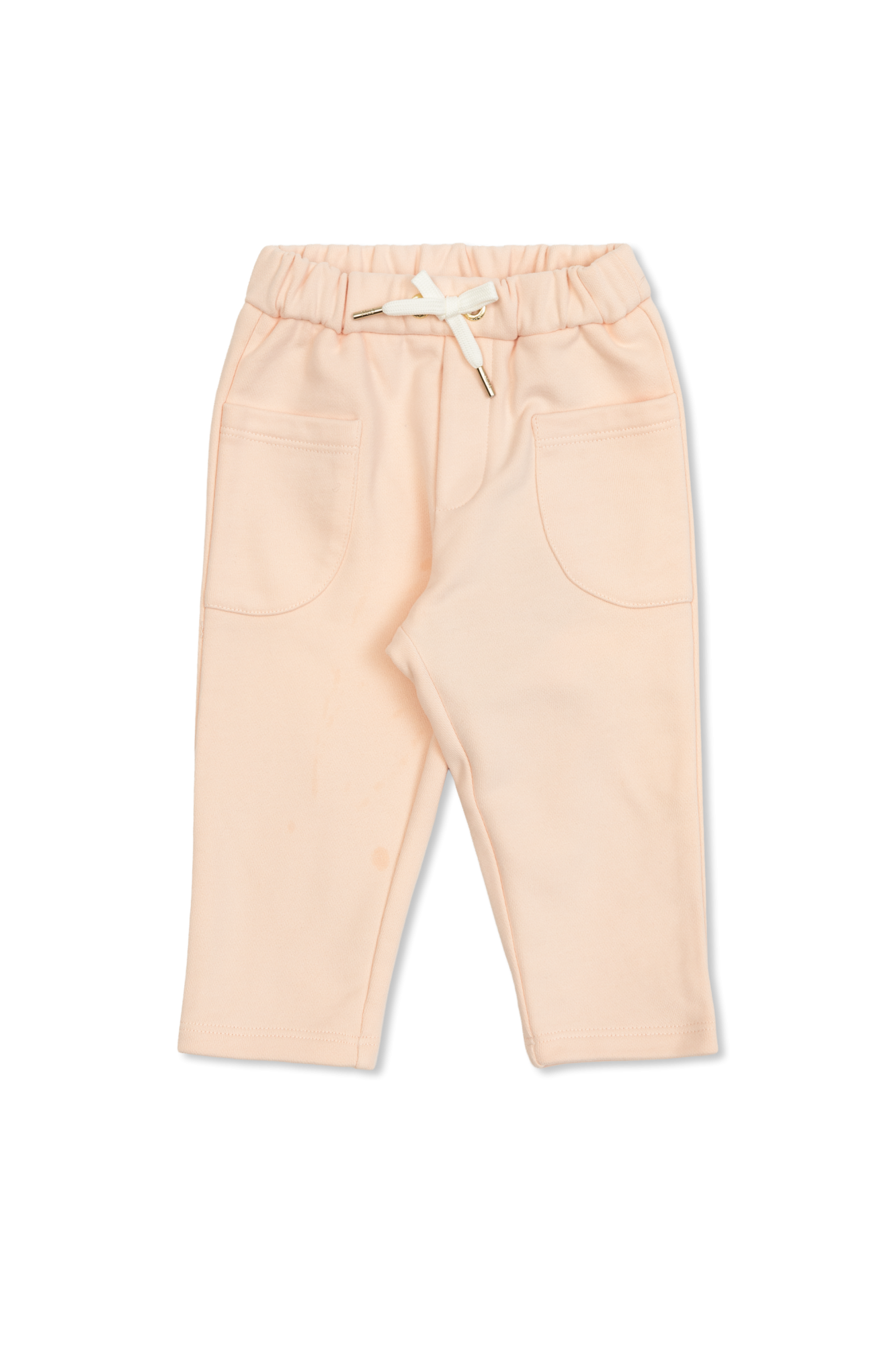 Chloé Kids Spodnie Dresowe Z Wyszytym Logo, Unisex, Różowy