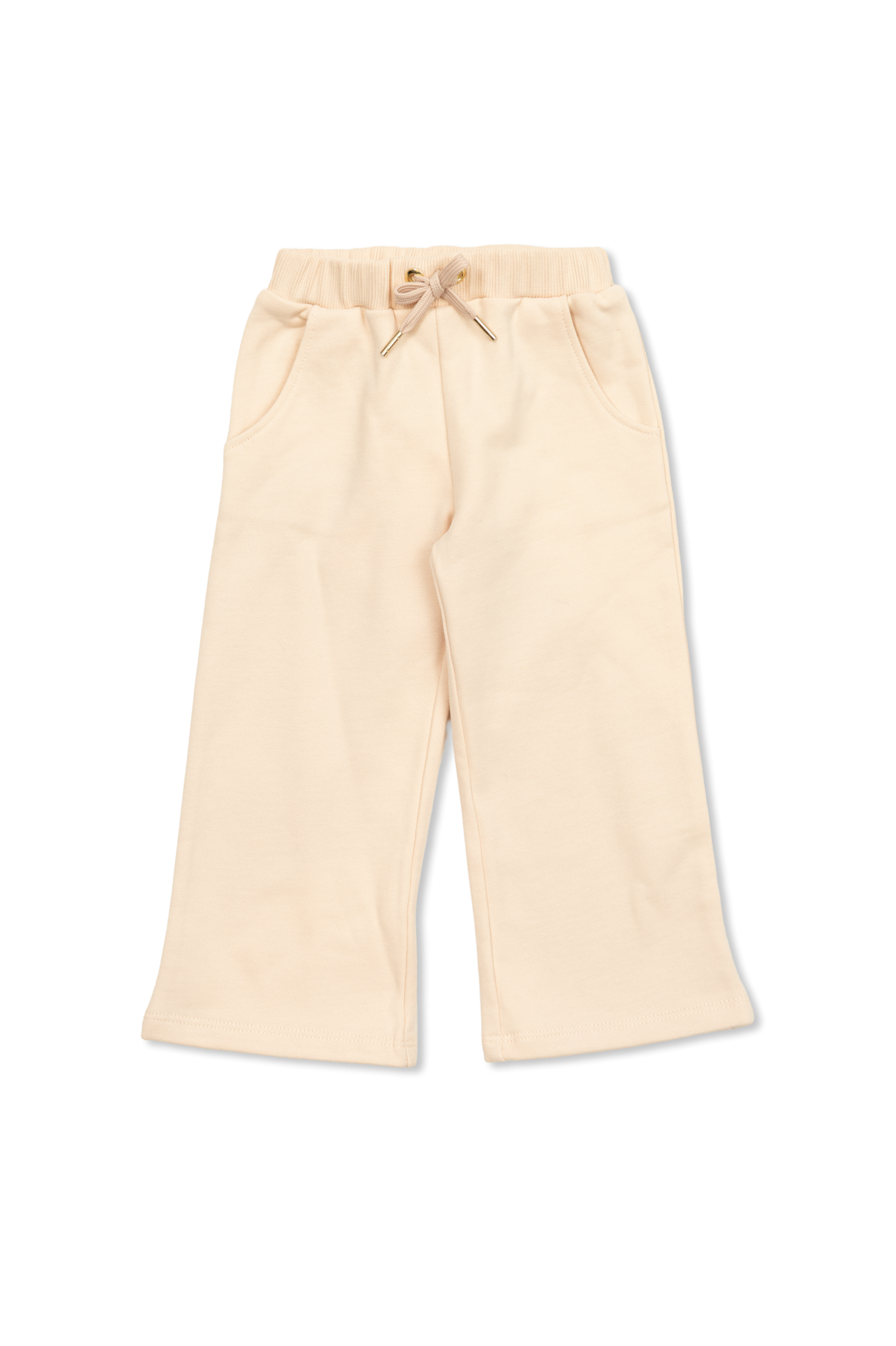 Chloé Kids Spodnie Dresowe Z Naszywką Z Logo, Unisex, Różowy