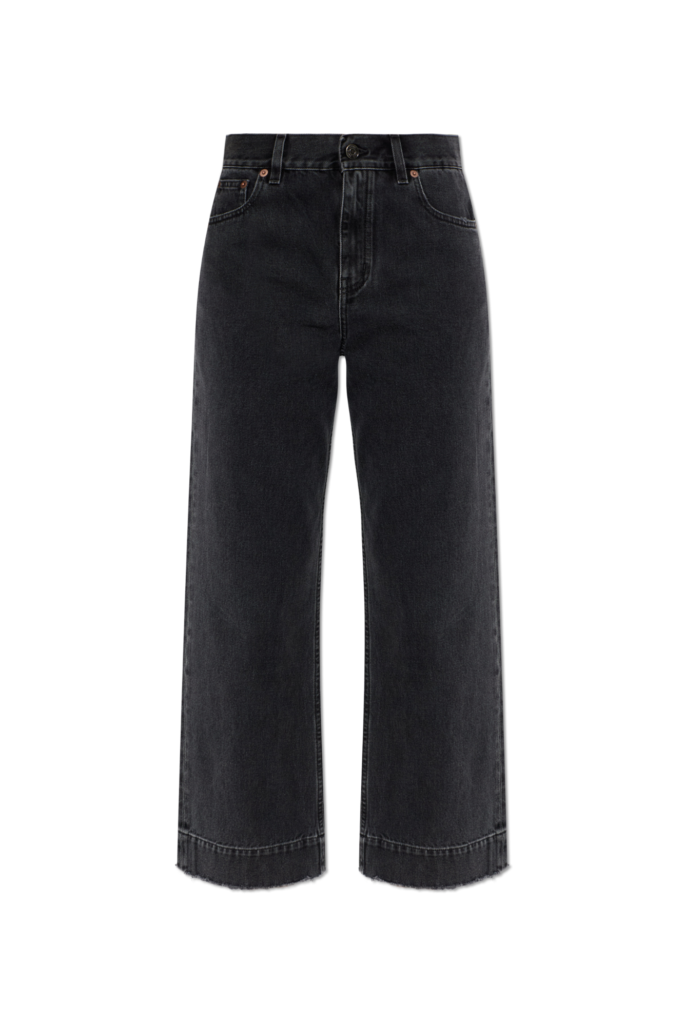 Chloé Jeansy Z Logo, Kobiety, Szary