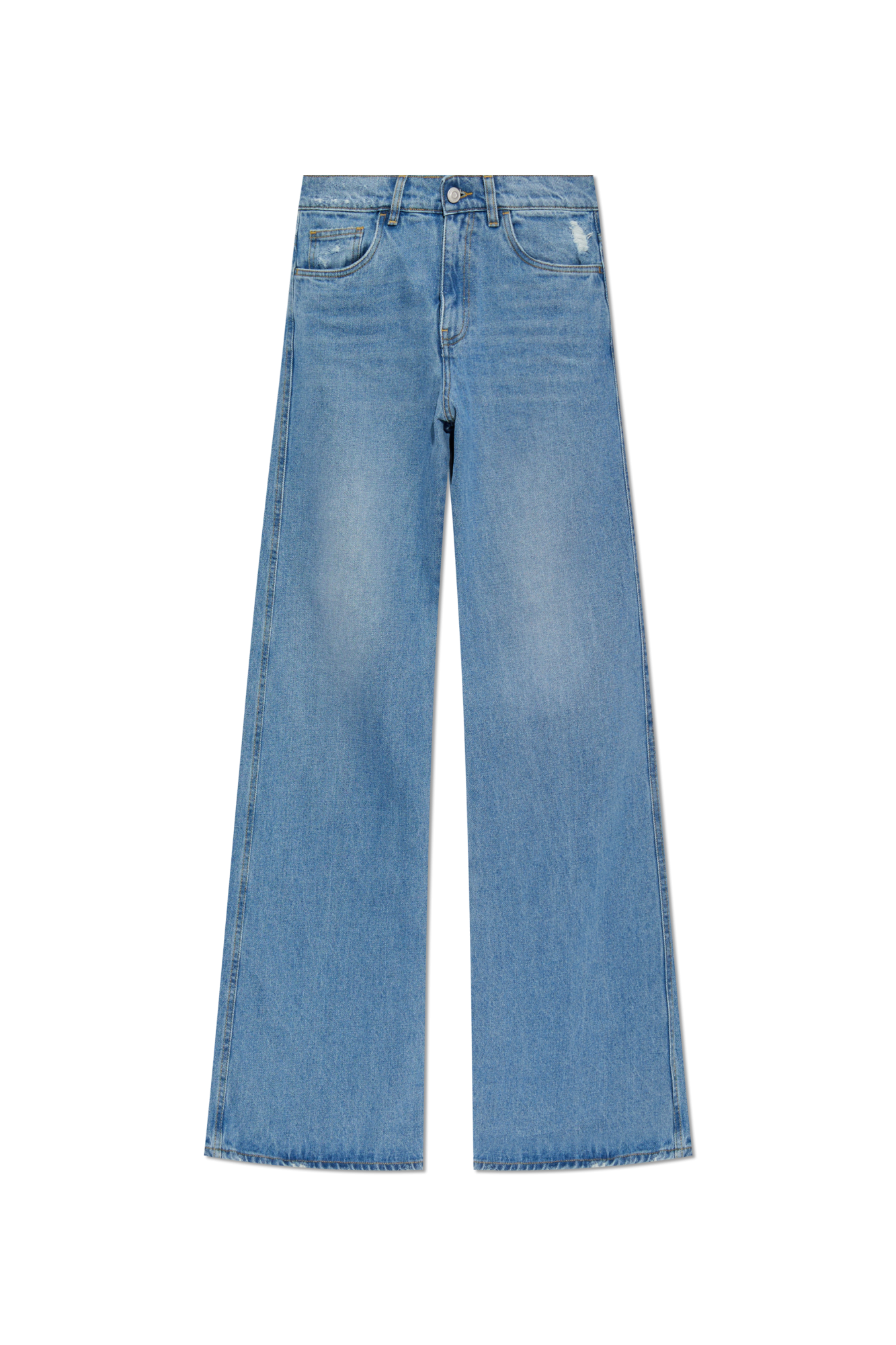 Coperni Jeansy Z Efektem `vintage`, Kobiety, Niebieski