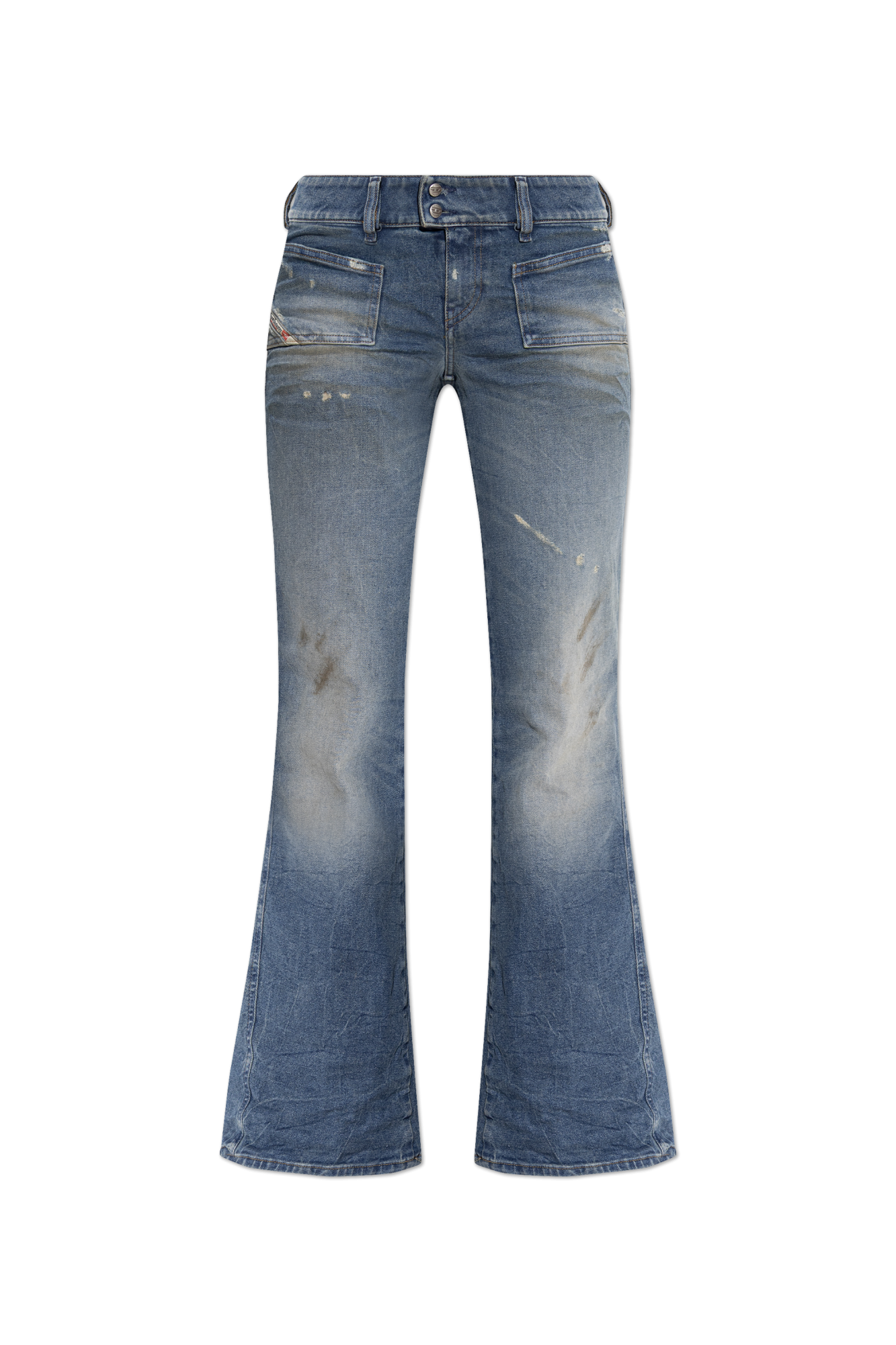 Diesel Jeansy ‘D-HUSH’, Kobiety, Granatowy