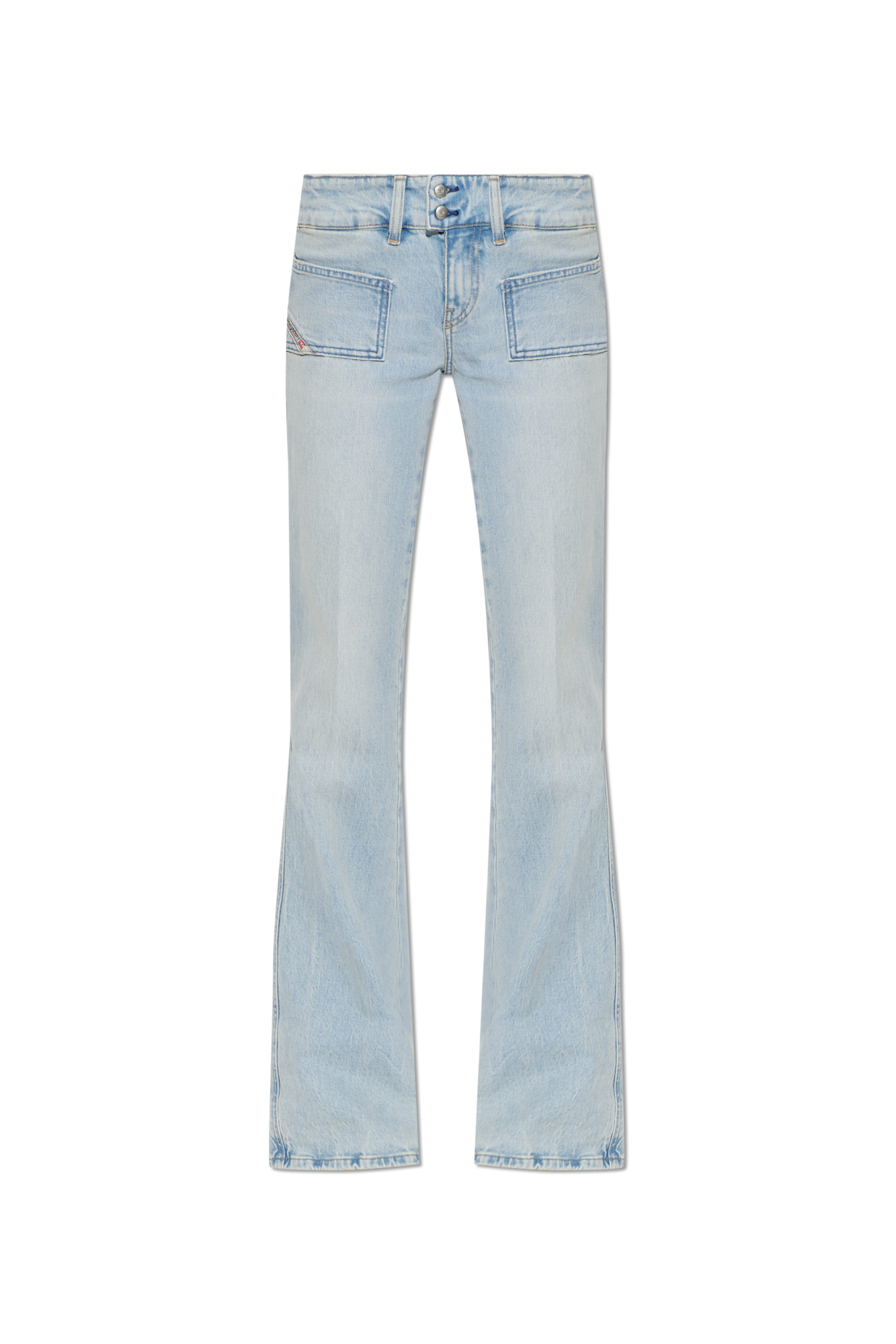 Diesel Jeansy ‘D-HUSH’, Kobiety, Niebieski