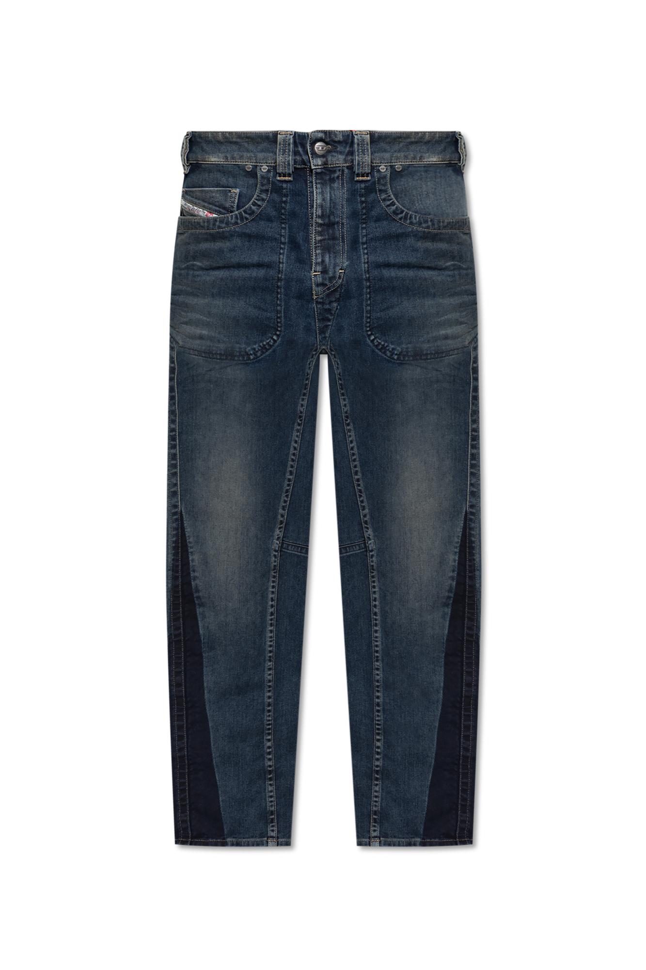 Diesel Jeansy `D-MACRO-RE` L.32, Mężczyźni, Granatowy