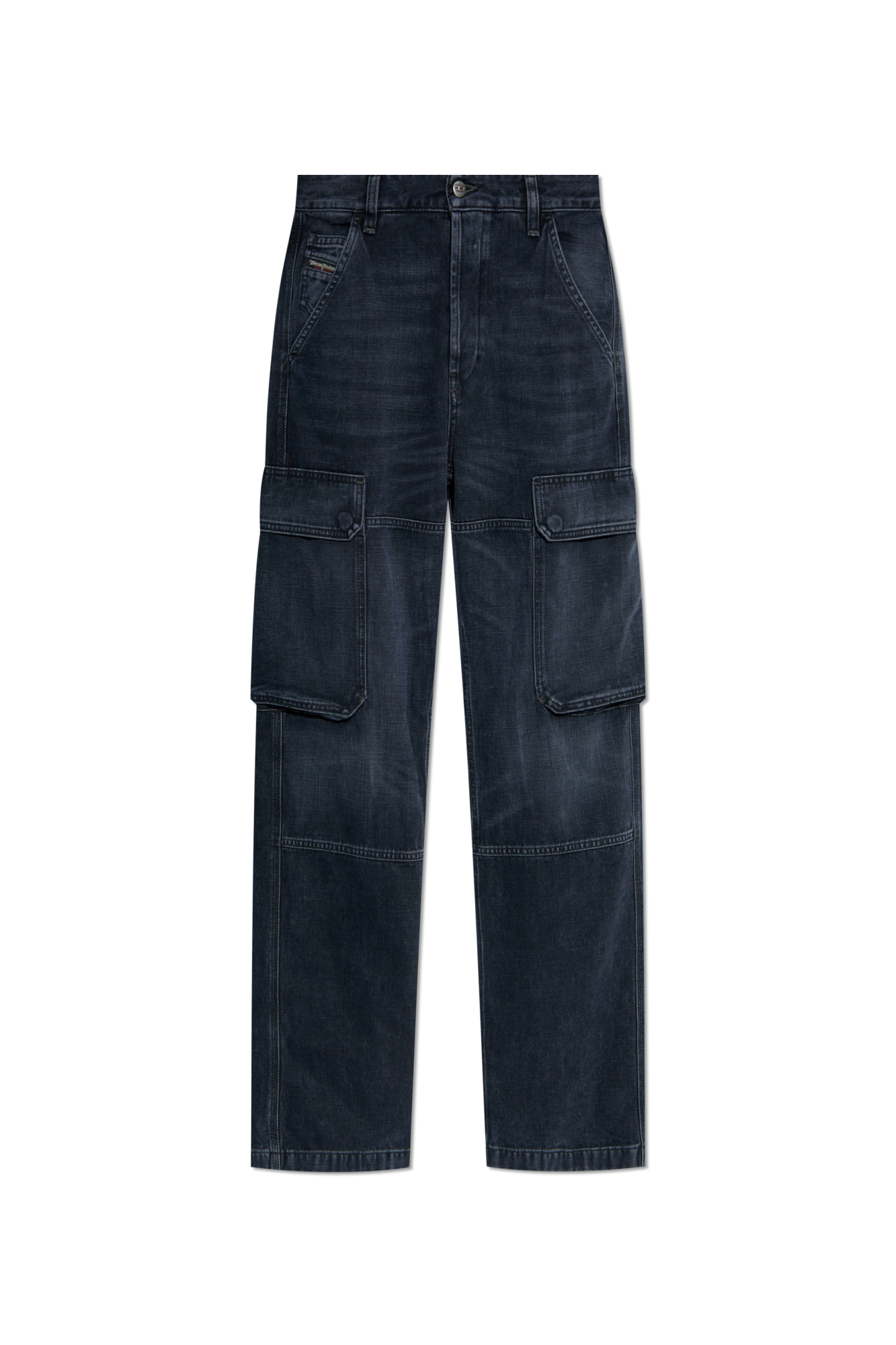 Diesel Jeansy D-POT-CARGO L.32, Kobiety, Szary