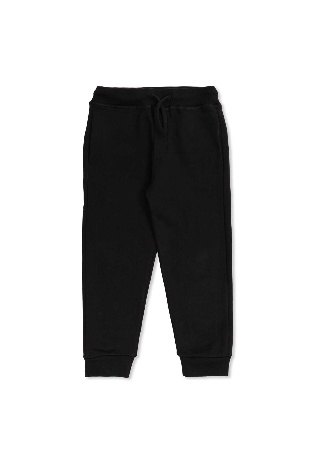 Dsquared2 Kids Spodnie Dresowe Z Logo, Unisex, Czarny