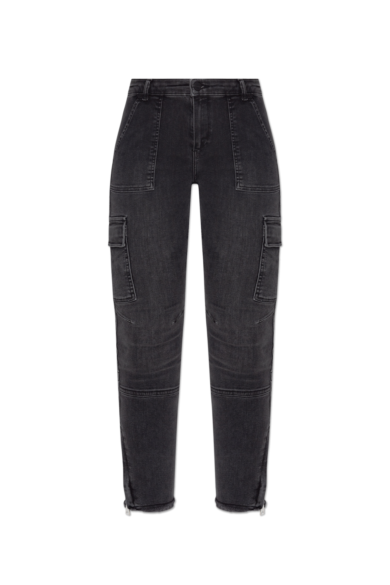 AllSaints Jeansy `Duran` Typu `skinny`, Kobiety, Czarny