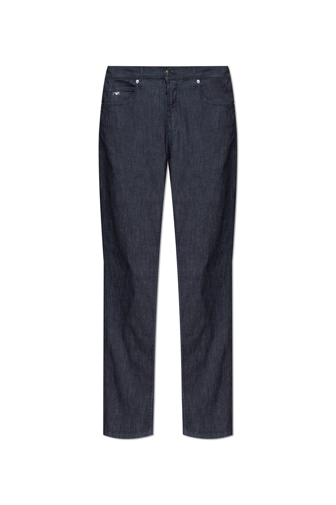 Emporio Armani Jeansy Ze Zwężanymi Nogawkami, Mężczyźni, Granatowy