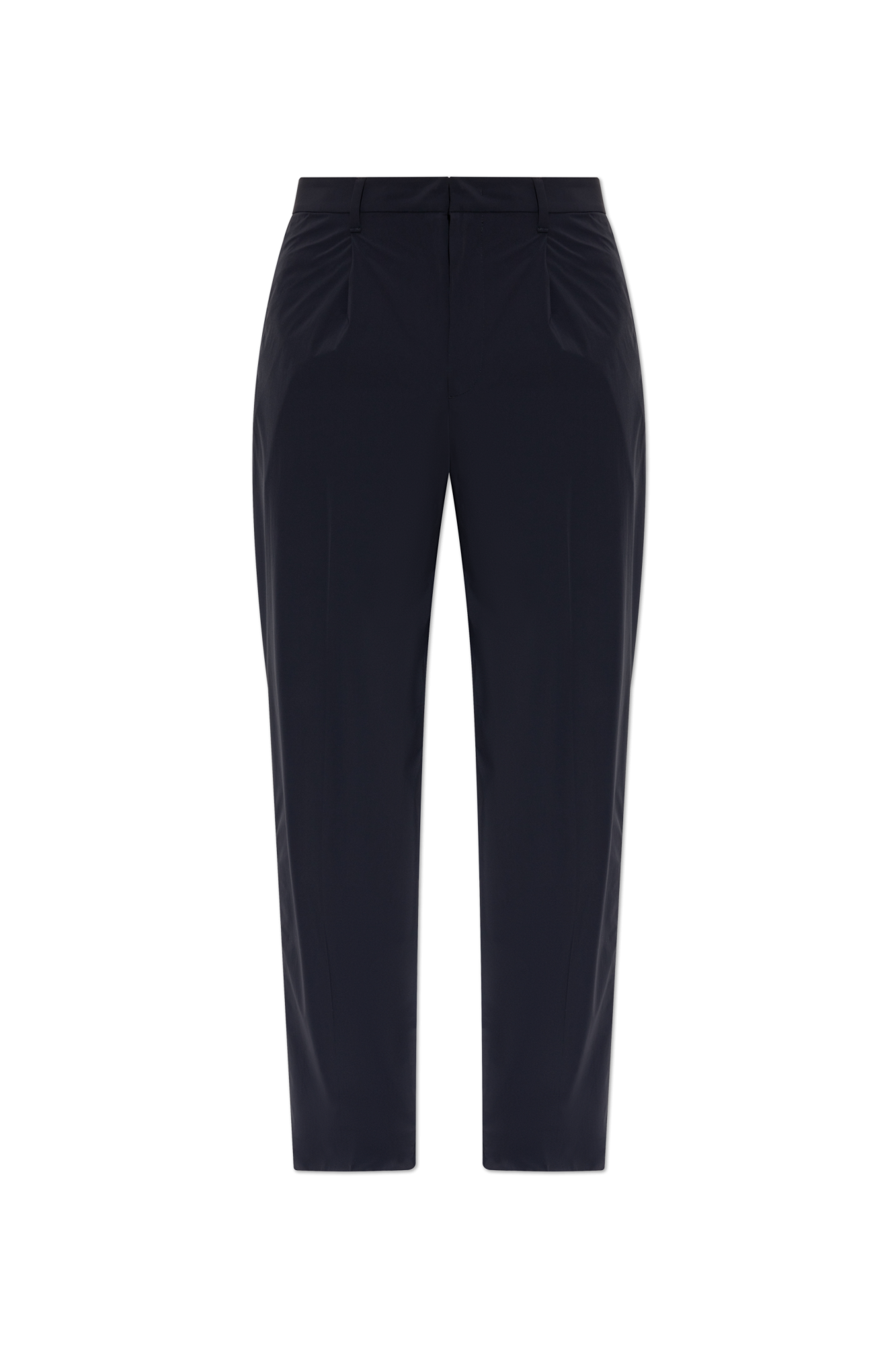 Emporio Armani Spodnie W Kant, Mężczyźni, Granatowy