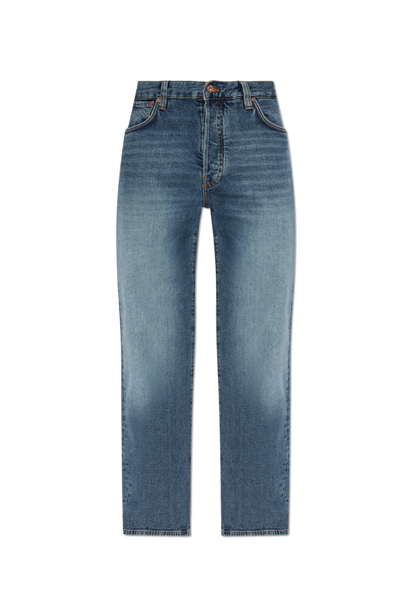 Emporio Armani Jeansy O Prostym Kroju, Mężczyźni, Granatowy
