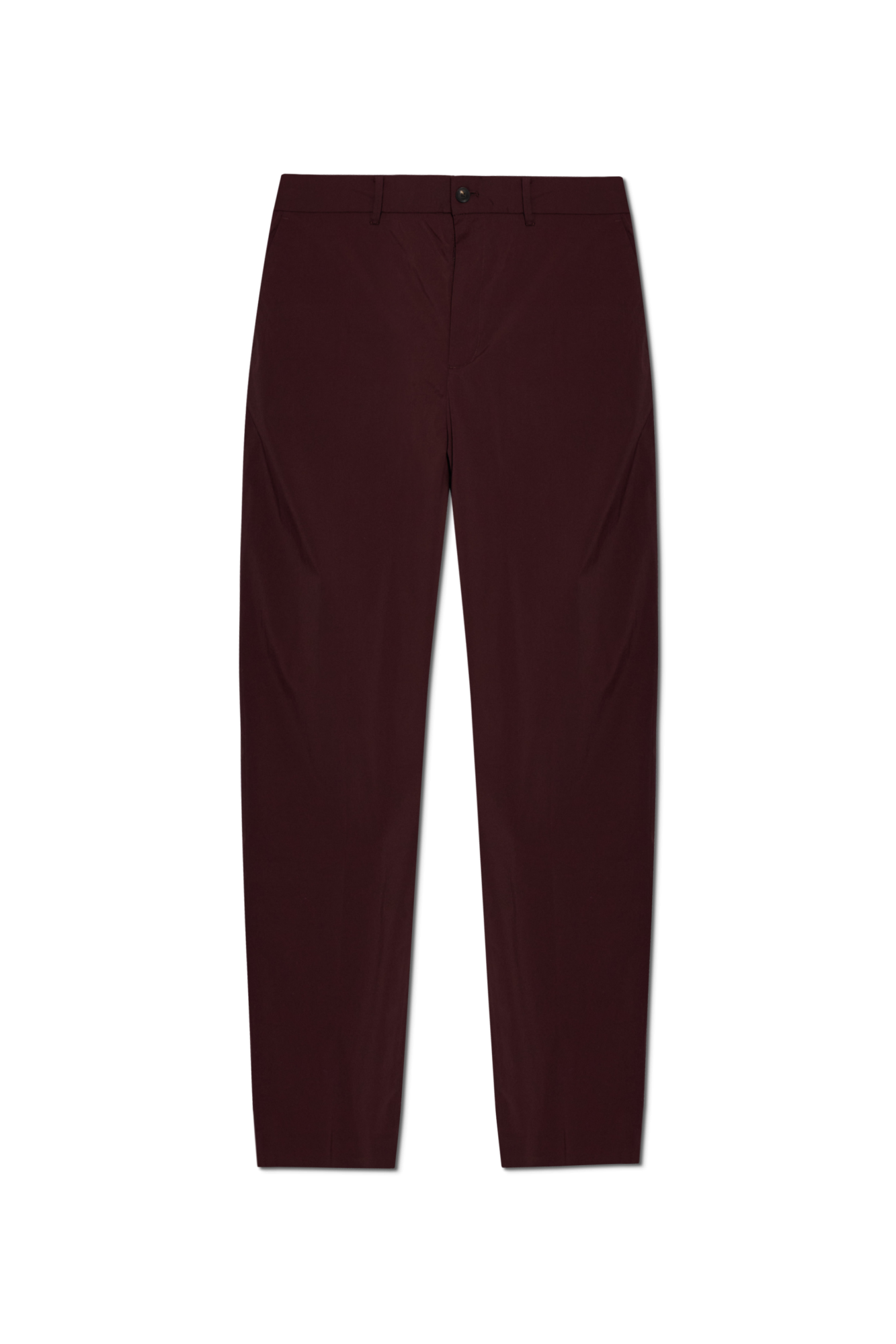 Emporio Armani Spodnie O Luźnym Kroju W Kant, Mężczyźni, Bordo