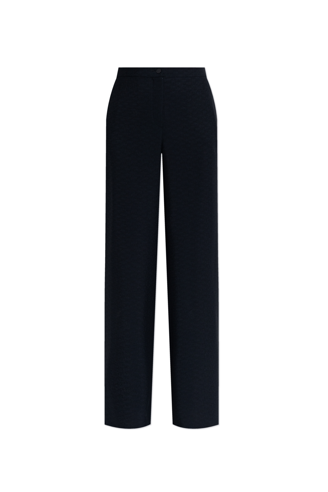 Emporio Armani Spodnie Z Prostymi Nogawkami, Kobiety, Granatowy