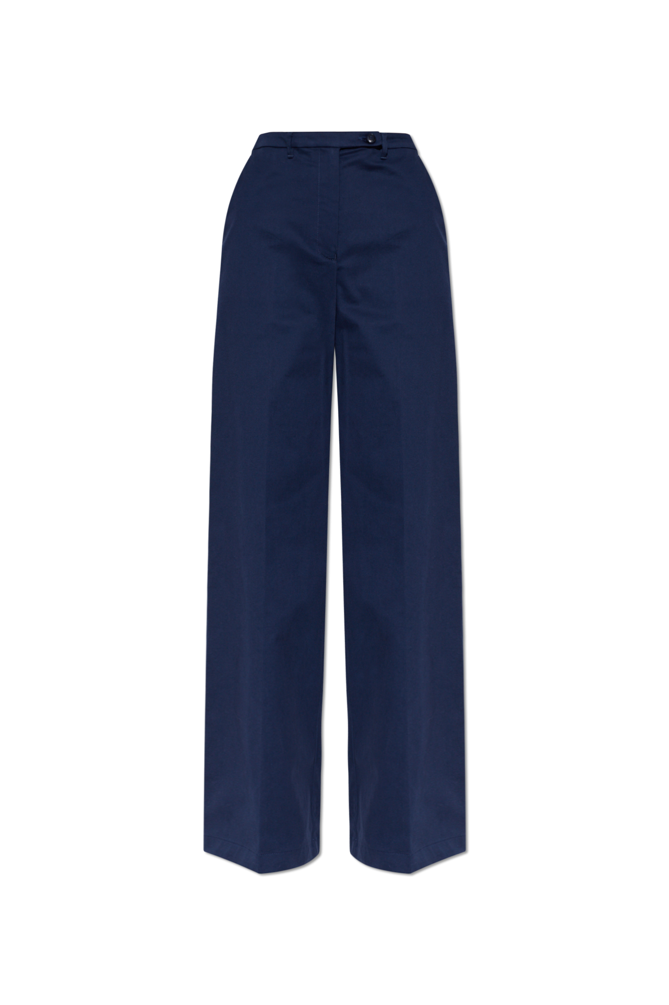 Emporio Armani Spodnie Z Szerokimi Nogawkami, Kobiety, Granatowy