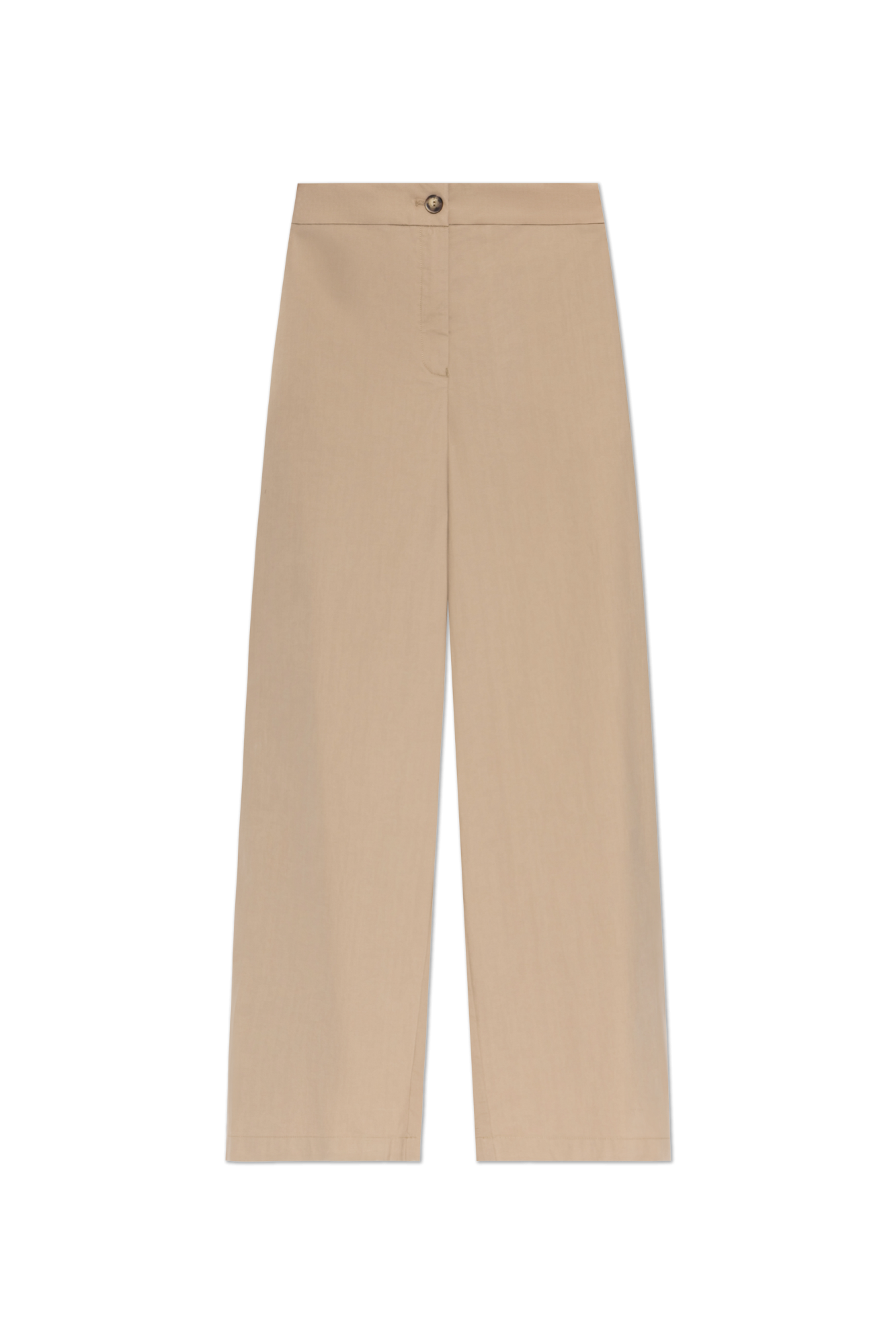 Emporio Armani Spodnie Z Szerokimi Nogawkami, Kobiety, Brązowy