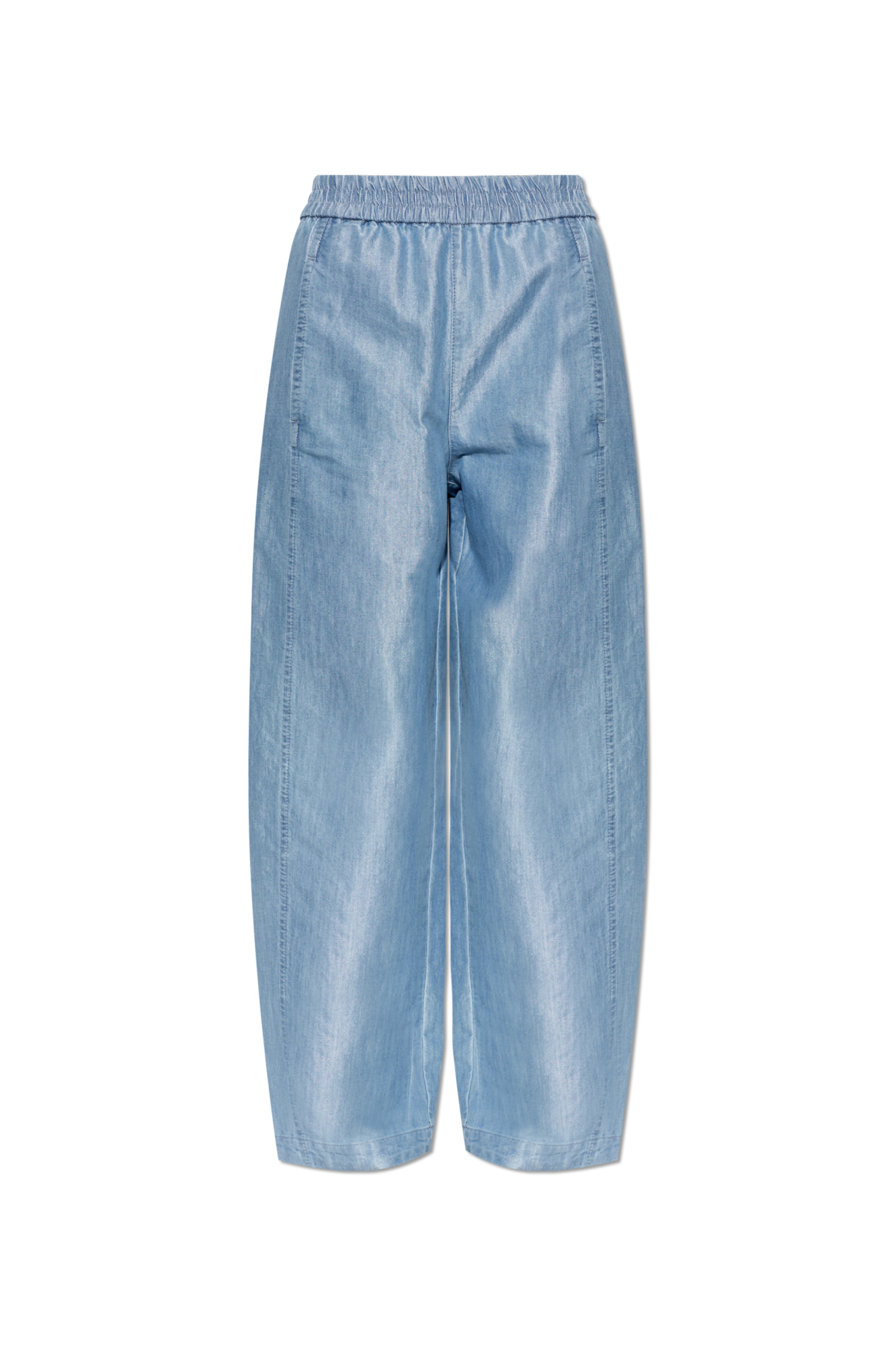 Emporio Armani Jeansy Z Wysokim Stanem, Kobiety, Niebieski