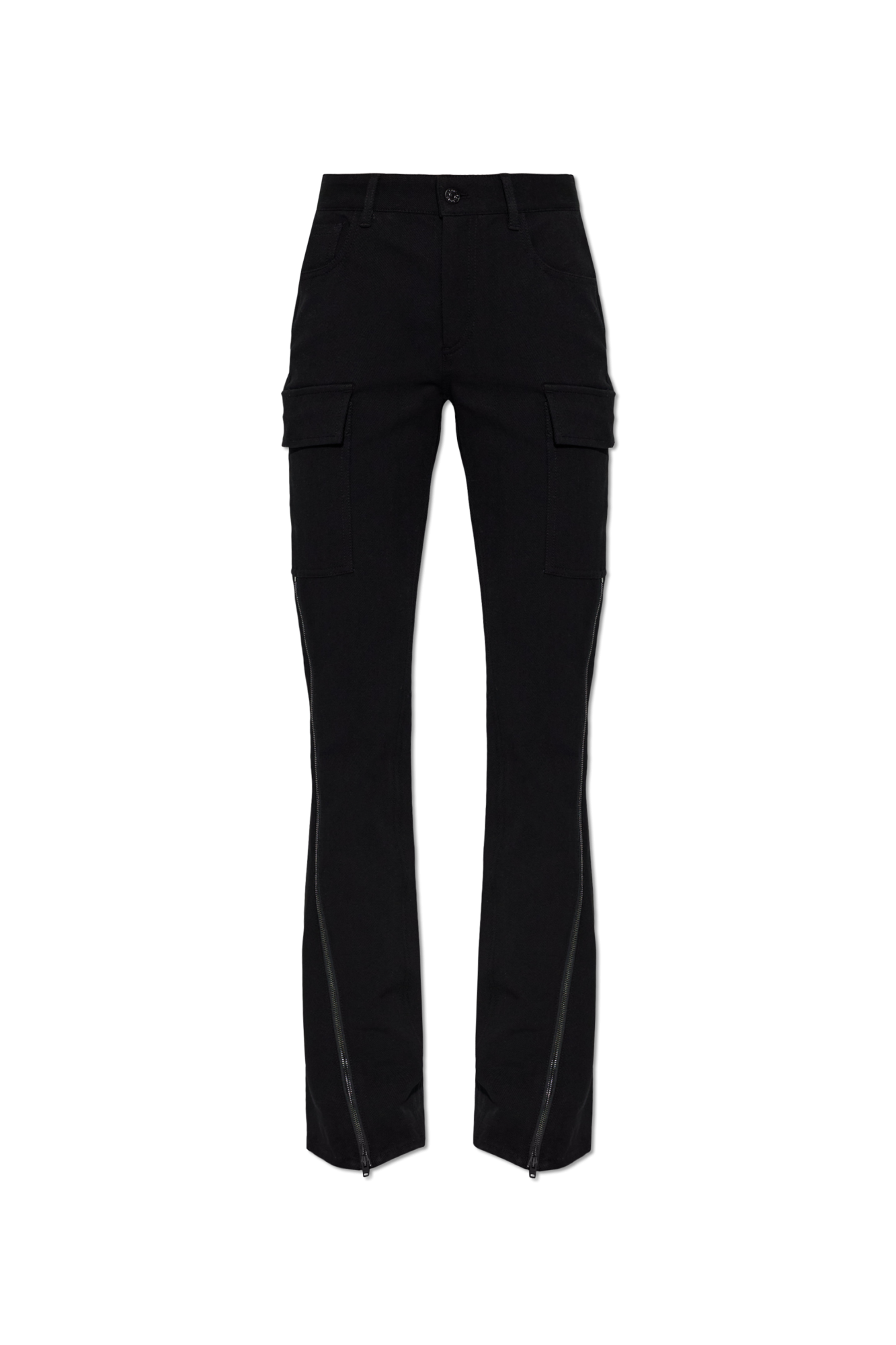 Acne Studios Spodnie Typu ‘Cargo’, Kobiety, Czarny