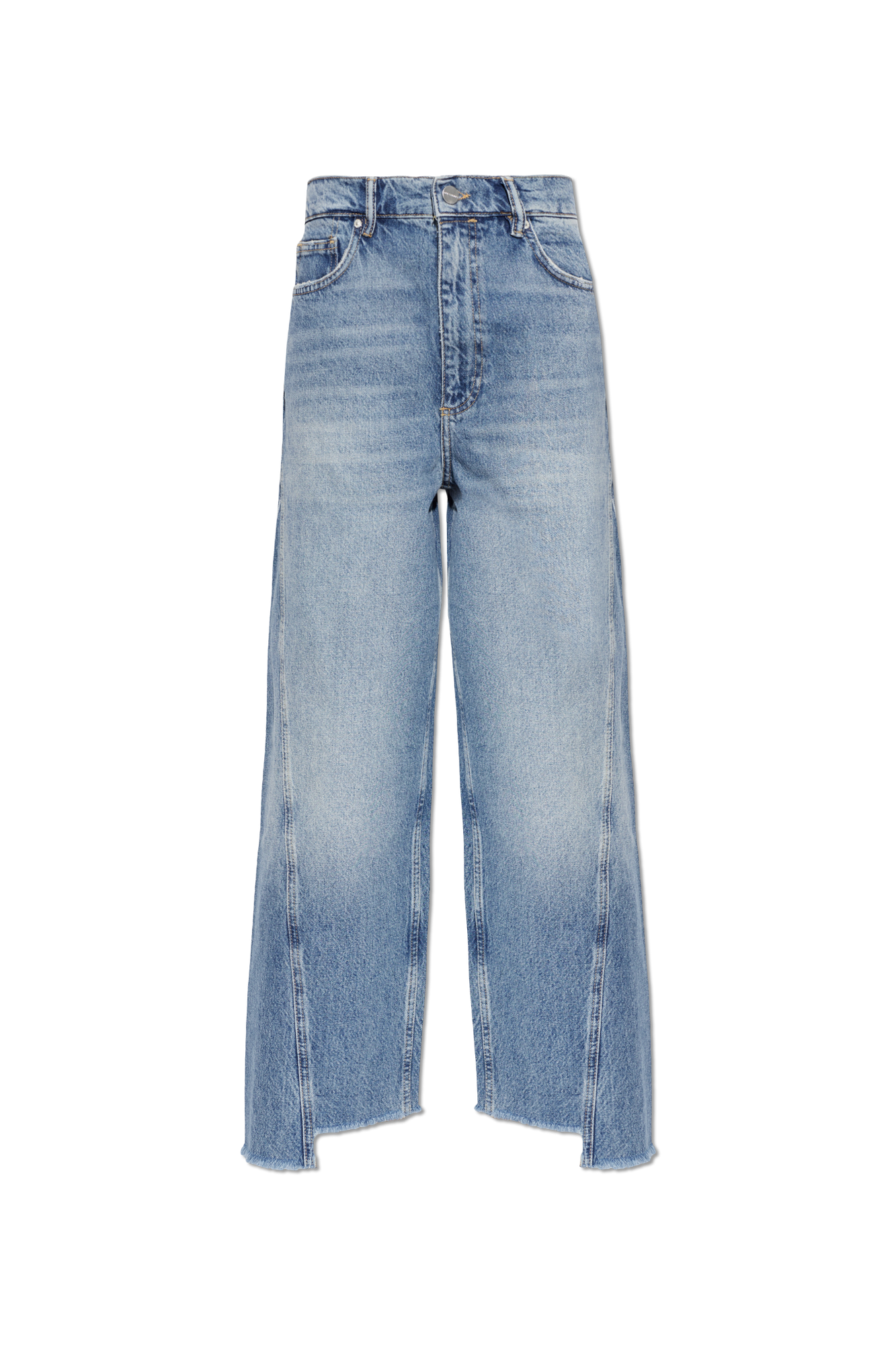 AllSaints Jeansy ‘Fox’ O Prostym Kroju, Kobiety, Niebieski