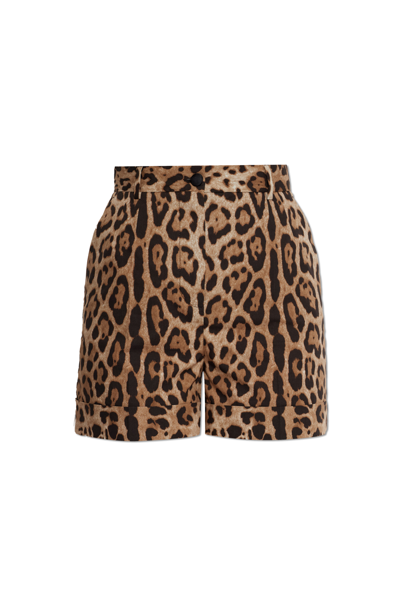 Dolce & Gabbana Spodnie Z Motywem Zwierzęcym, Kobiety, Brązowy
