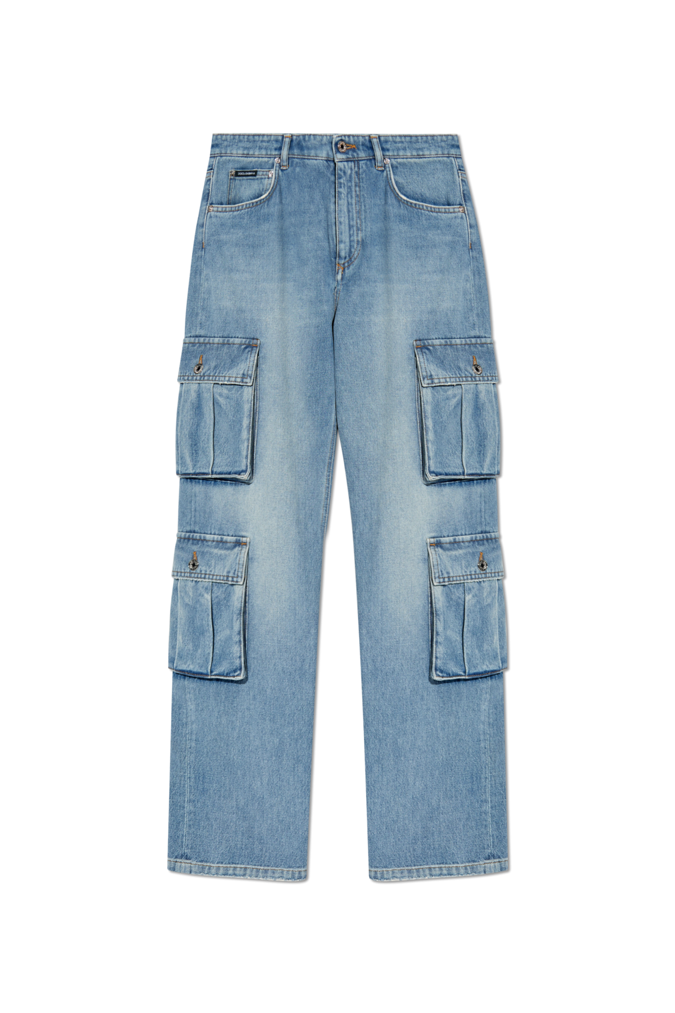 Dolce & Gabbana Jeansy Z Kieszeniami, Kobiety, Niebieski