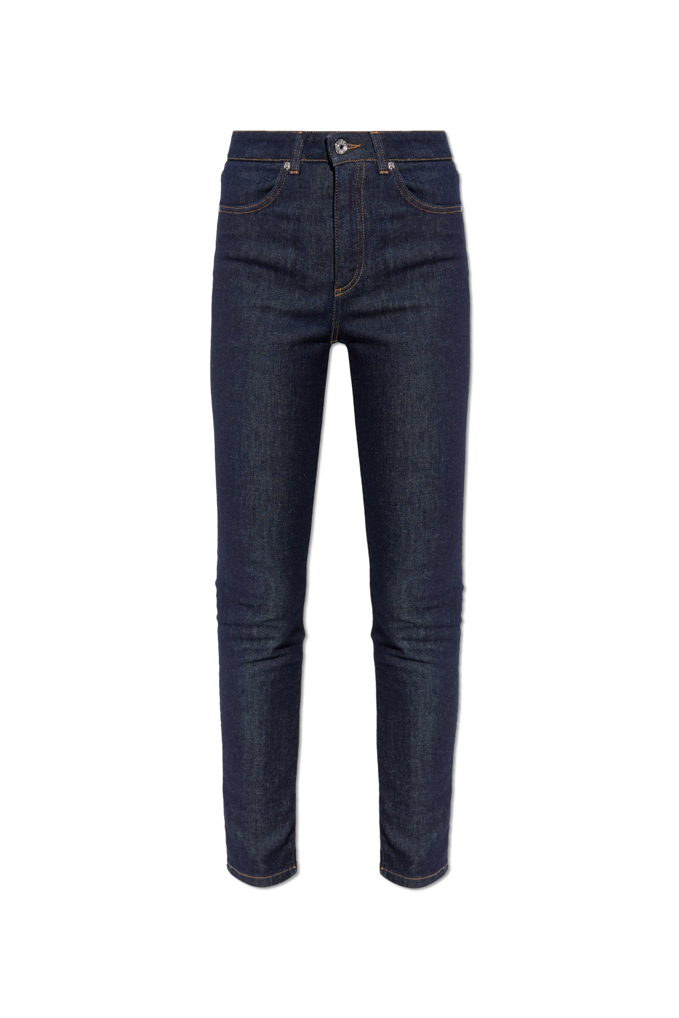 Dolce & Gabbana Jeansy Z Logo, Kobiety, Granatowy
