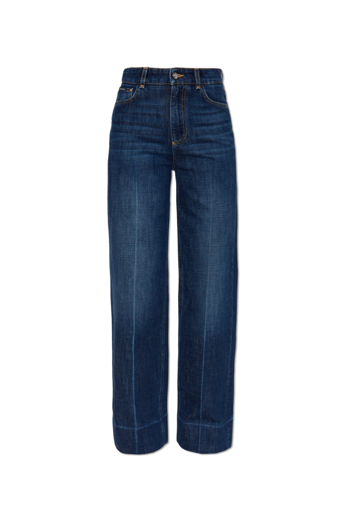 Dolce & Gabbana Jeansy Z Rozszerzanymi Nogawkami, Kobiety, Granatowy