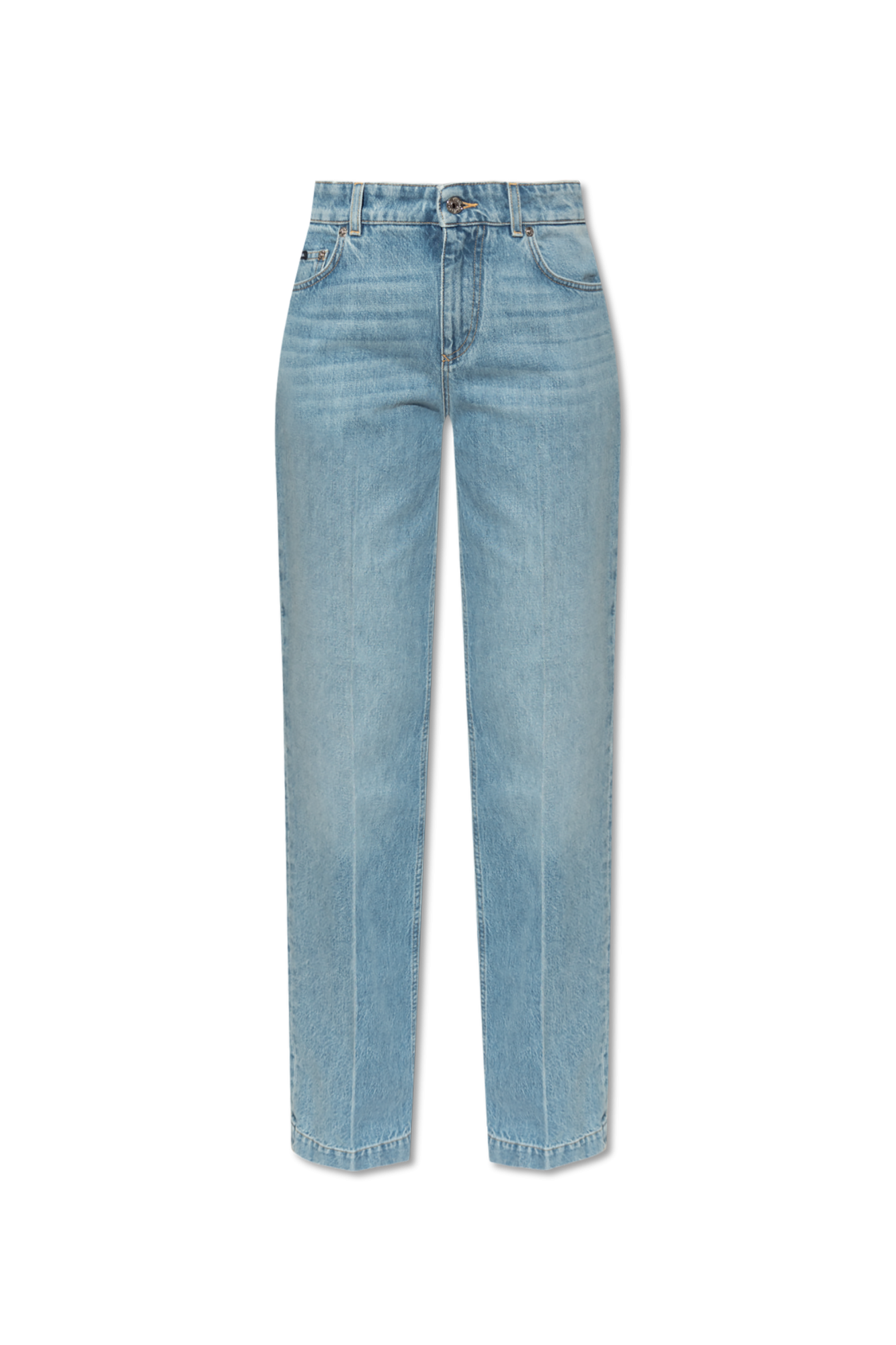 Dolce & Gabbana Jeansy Z Nogawkami O Prostym Kroju, Kobiety, Niebieski