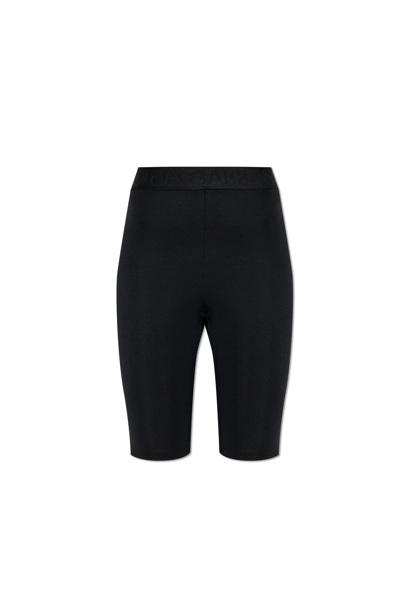 Dolce & Gabbana Krótkie Legginsy, Kobiety, Czarny