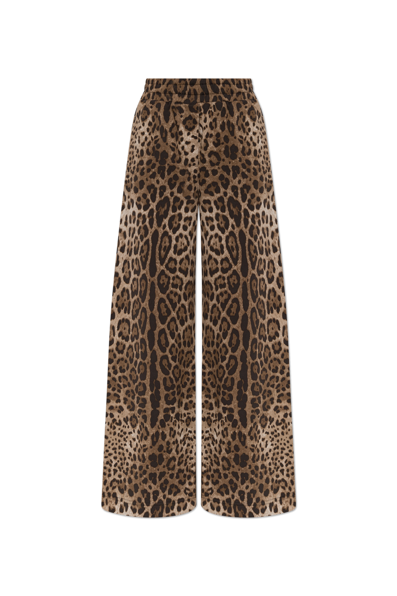 Dolce & Gabbana Spodnie Dresowe Z Motywem Zwierzęcym, Kobiety, Brązowy