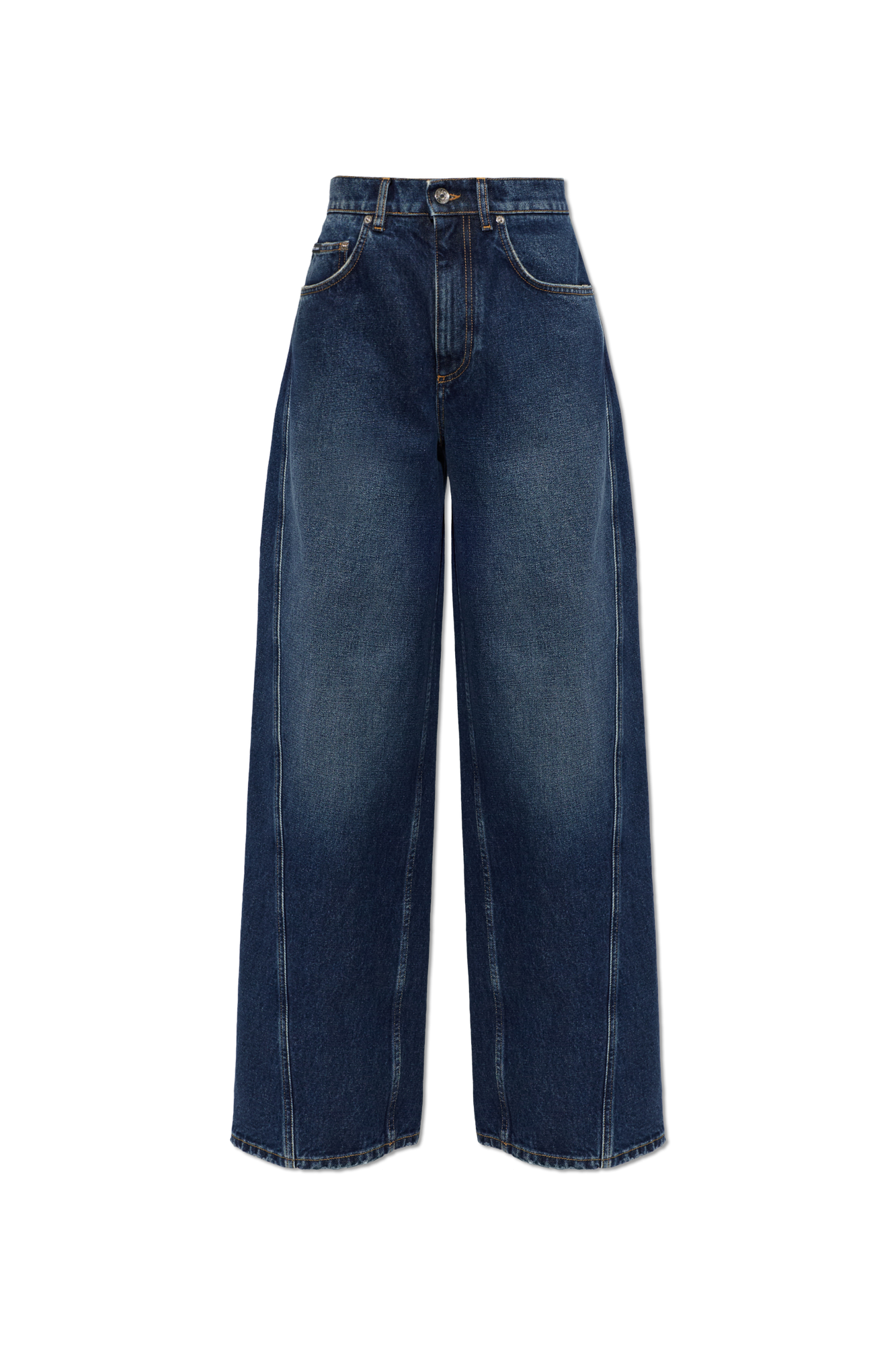 Dolce & Gabbana Jeansy Z Szerokimi Nogawkami, Kobiety, Granatowy
