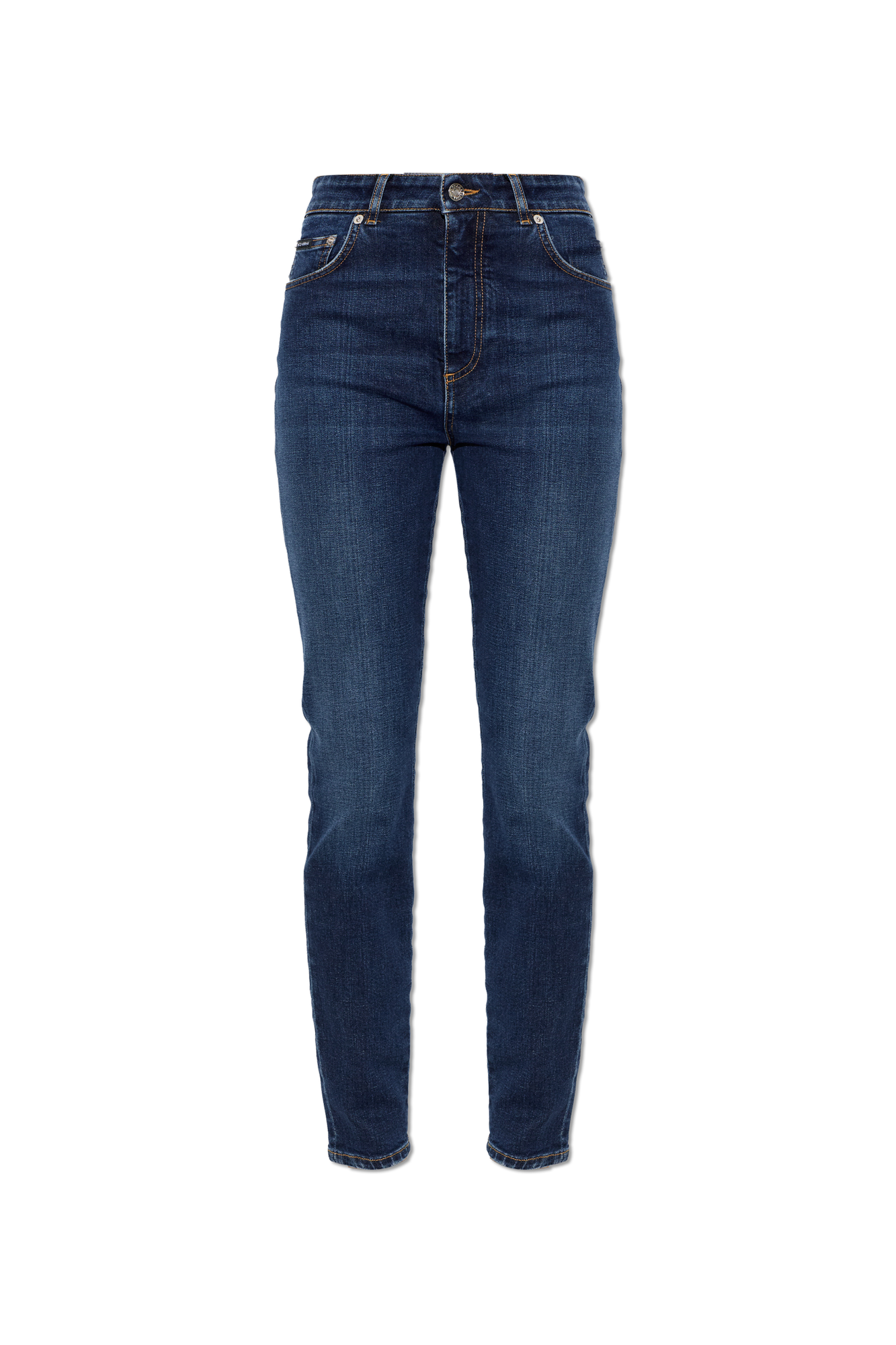 Dolce & Gabbana Jeansy Ze Zwężanymi Nogawkami, Kobiety, Granatowy