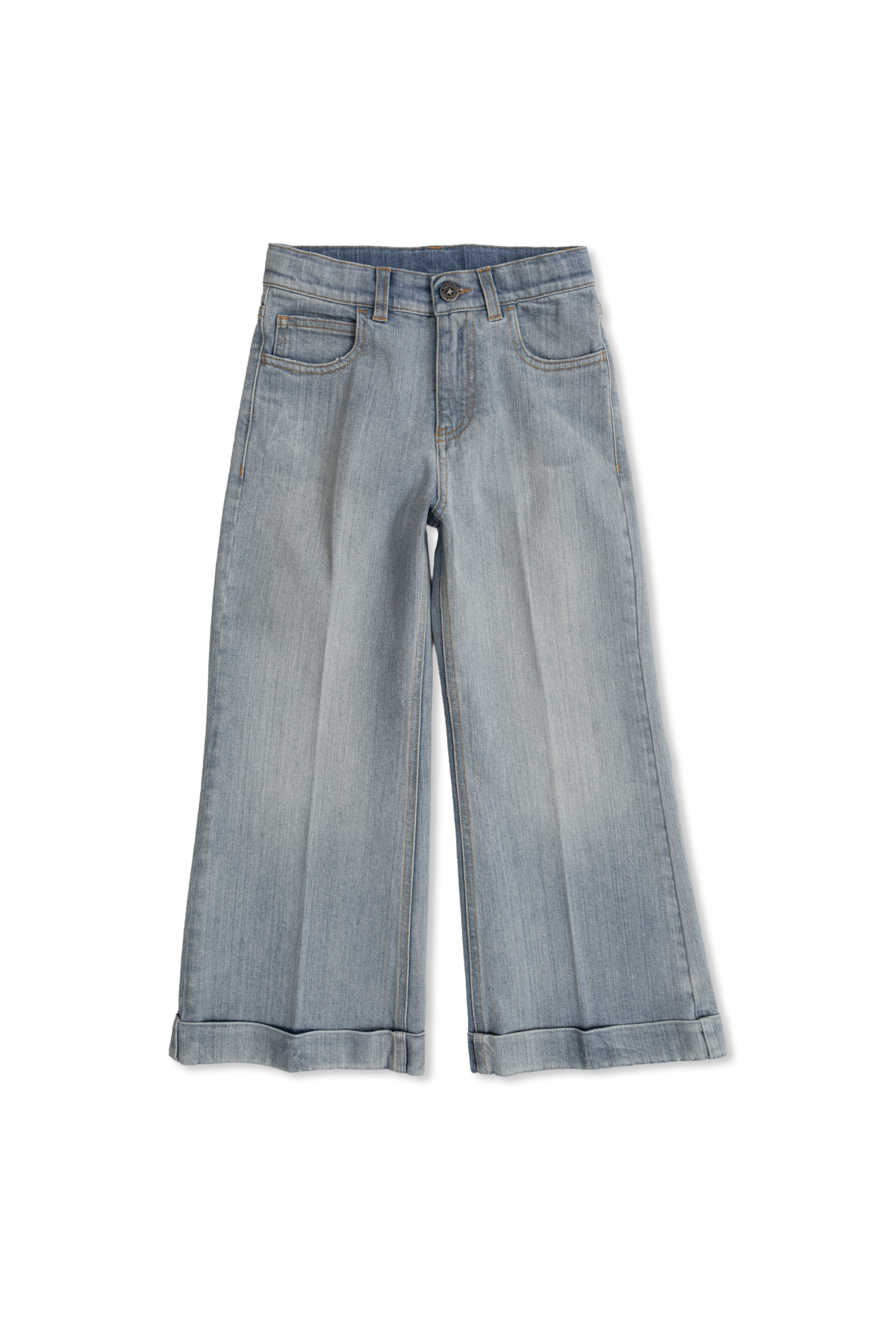 Golden Goose Kids Jeansy Z Rozszerzanymi Nogawkami, Unisex, Niebieski