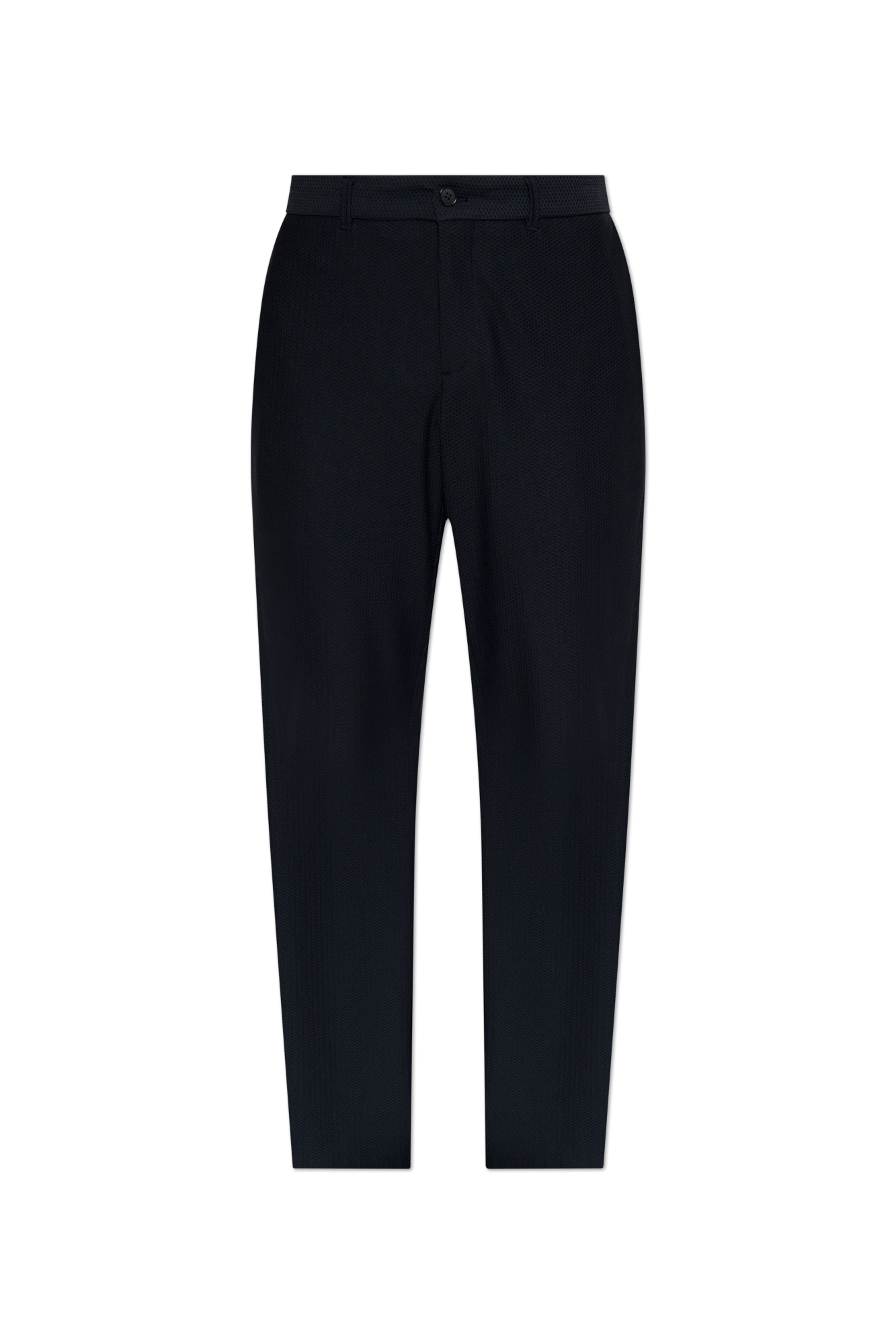 Giorgio Armani Perforowane Spodnie, Mężczyźni, Granatowy
