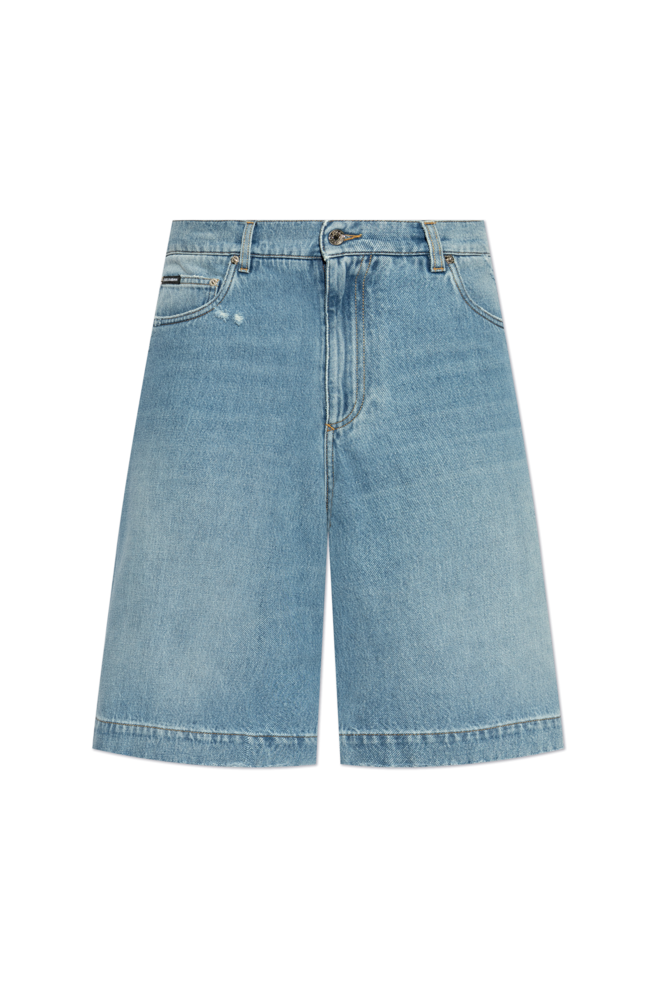 Dolce & Gabbana Jeansowe Szorty, Mężczyźni, Jasnoniebieski