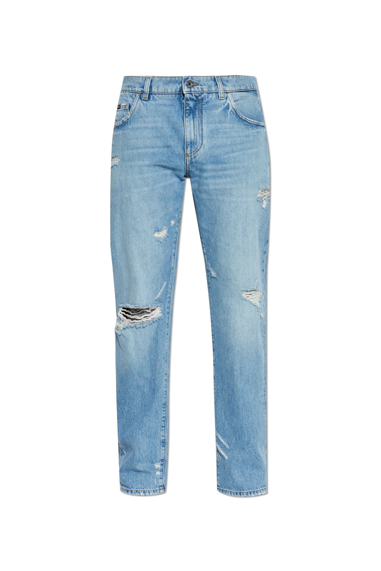 Dolce & Gabbana Jeansy Typu `Classic`, Mężczyźni, Niebieski