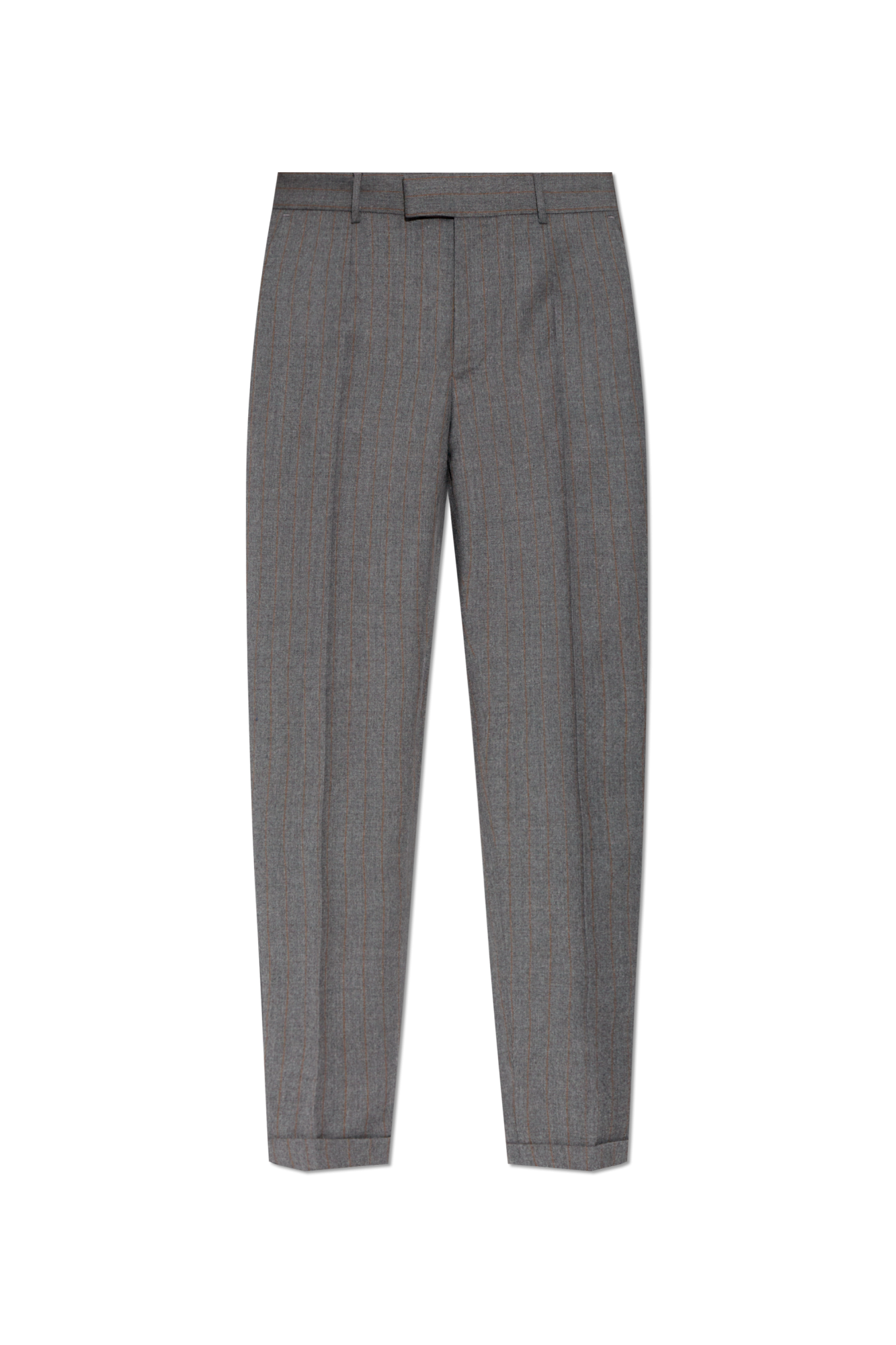 Dolce & Gabbana Wełniane Spodnie, Mężczyźni, Szary