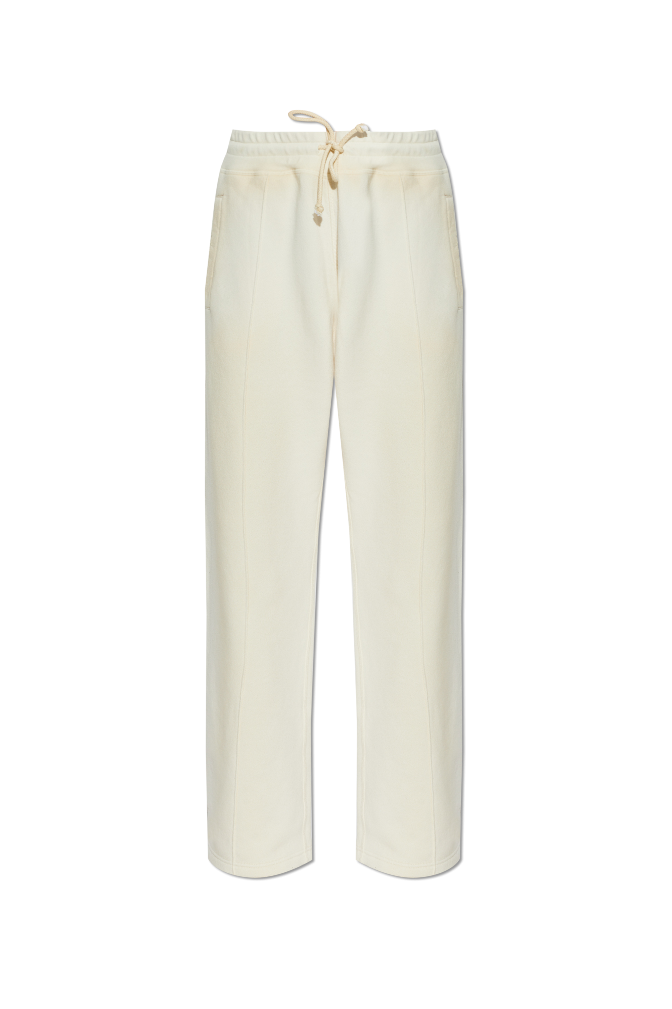 Golden Goose Spodnie Dresowe Z Efektem `vintage`, Kobiety, Kremowy