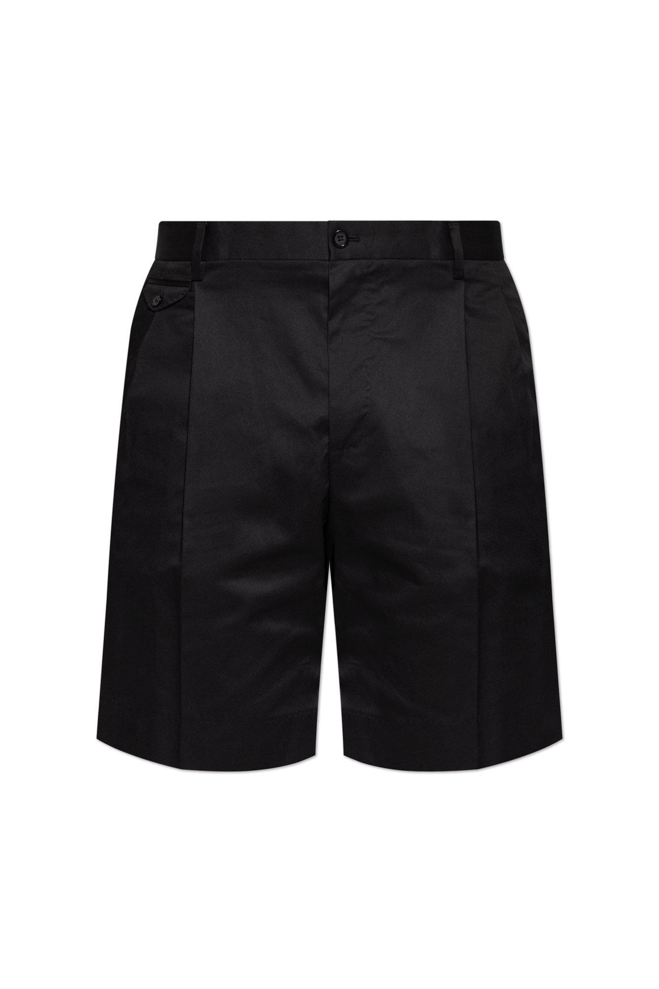 Dolce & Gabbana Bawełniane Szoty, Mężczyźni, Czarny