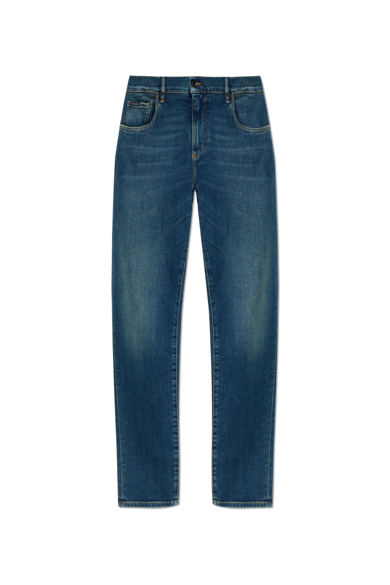 Dolce & Gabbana Jeansy Typu `Slim`, Mężczyźni, Niebieski